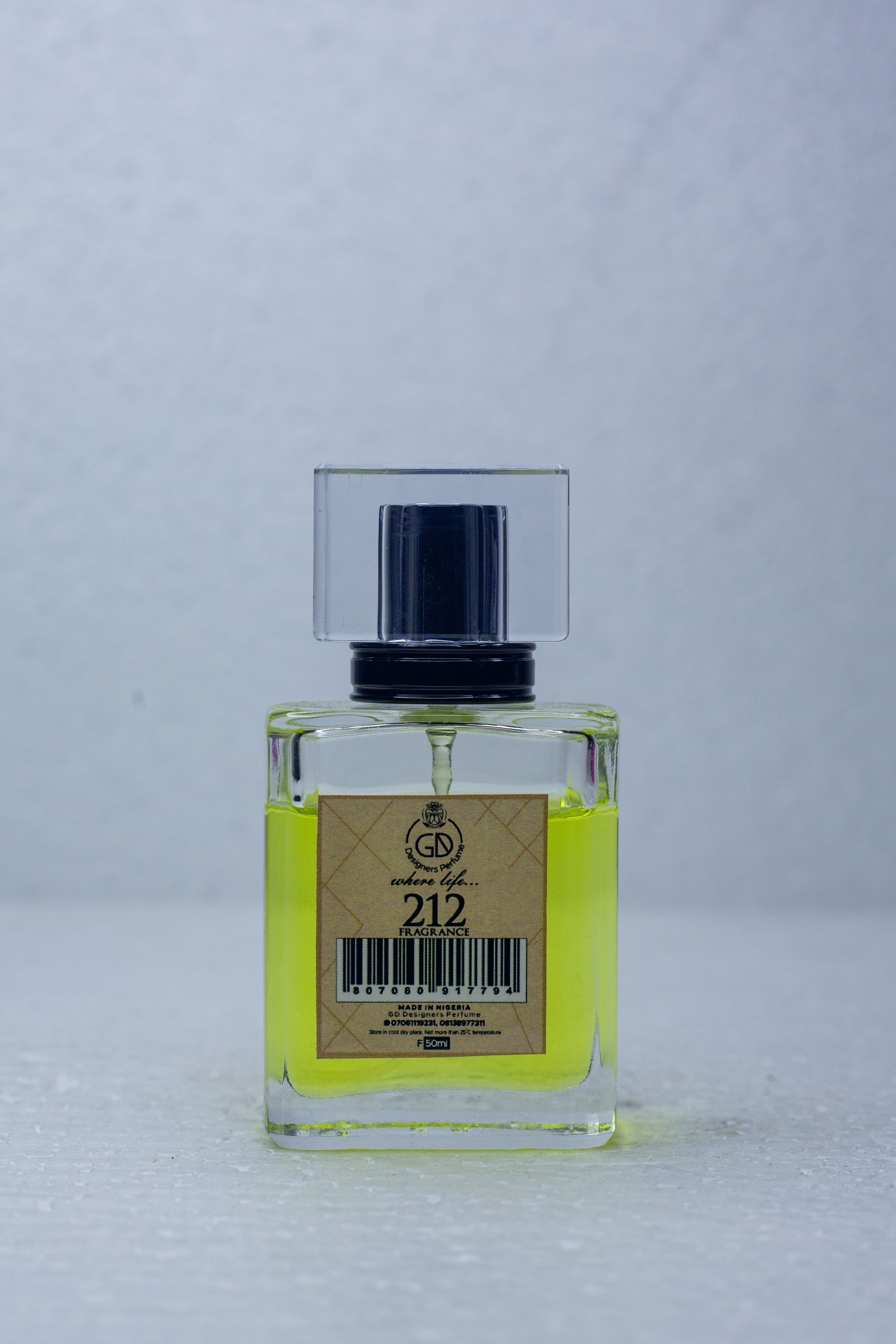 GD Designers Perfume 50ml (212 Fragrance)