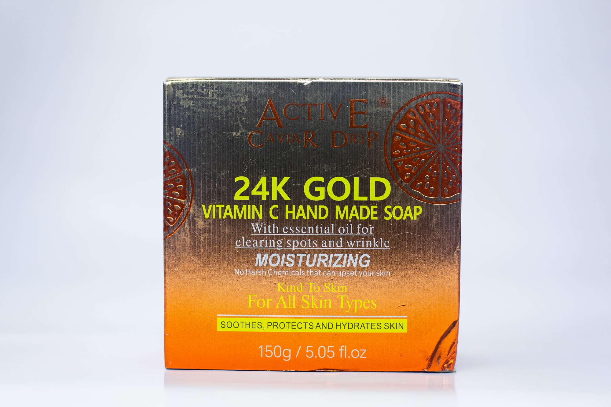 24k Gold Vitamin C Hand Made Soap 150G main view