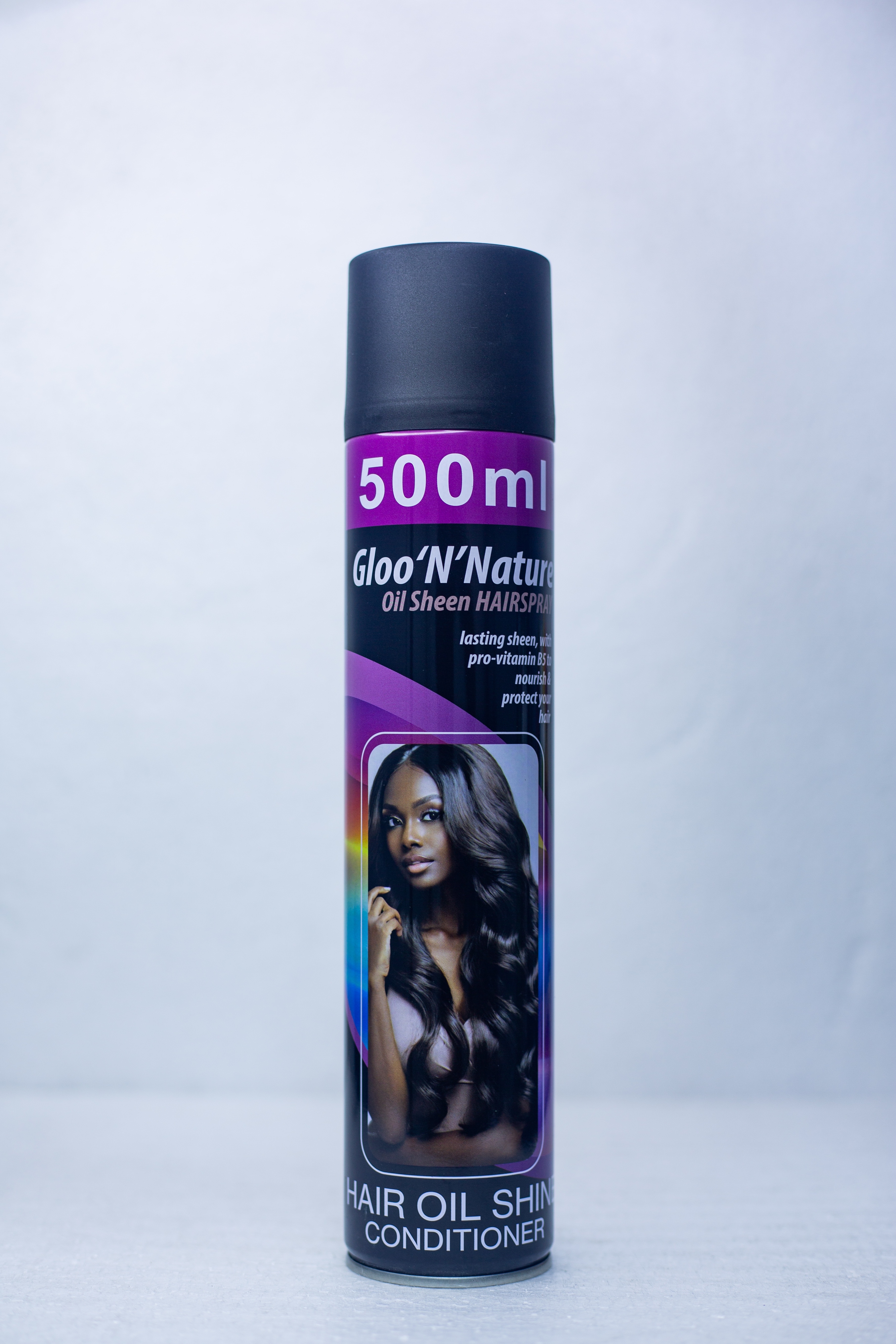 GLOO N NATURE OIL SHEEN HAIR SPRAY 500ML