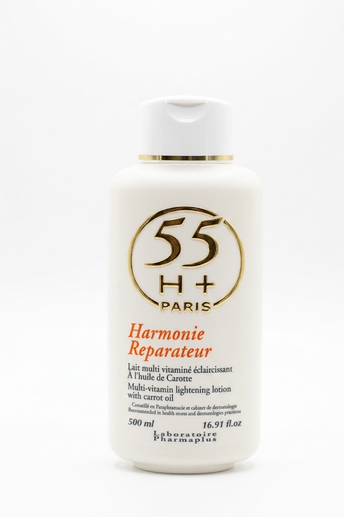55H+ Paris Harmonie Réparateur Multi-Vitamin Lightening Lotion with Carrot Oil 500 ml