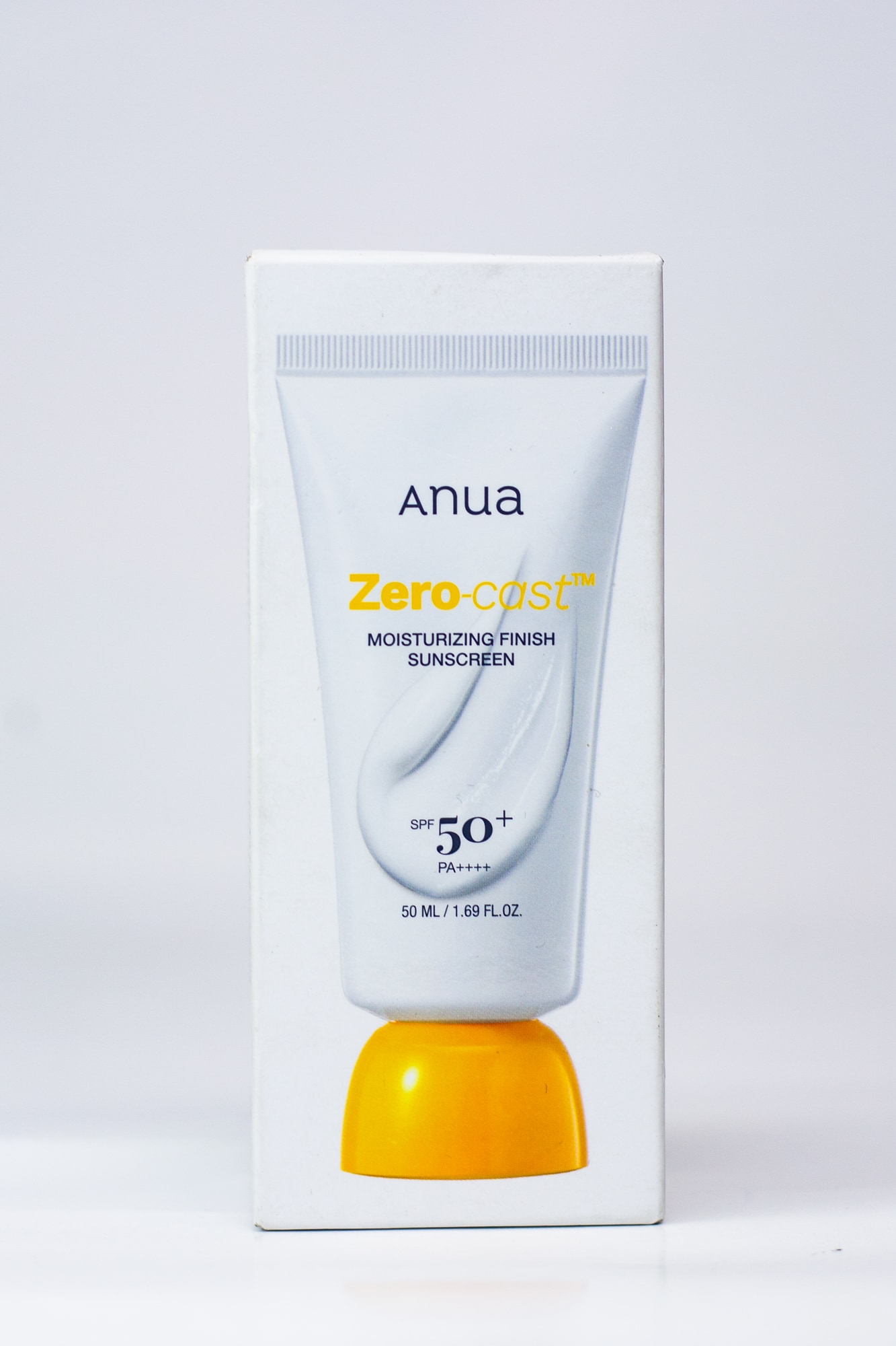 ANUA ZERO CAST SPF 50+ MOISTURIZING FINISH SUNSCREEN 50ML X1