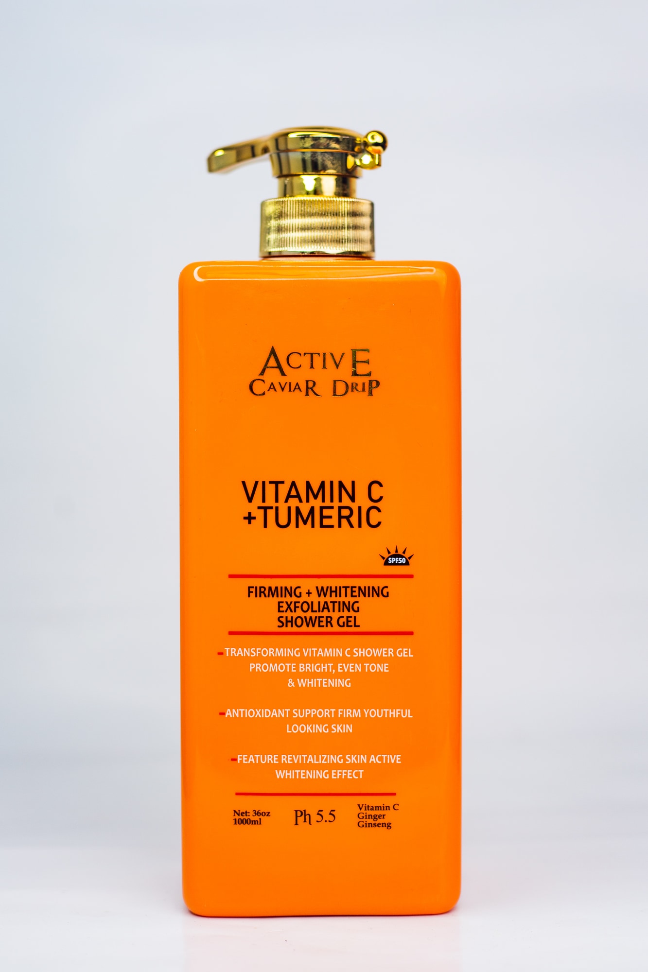Activ E Caviar Drip Vitamin C + Turmeric Shower Gel 1000ML