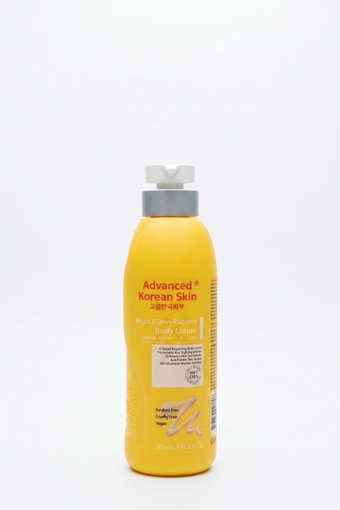 Advanced Korean Skin Bright & Dewy Radiance Body Lotion Size 500ml