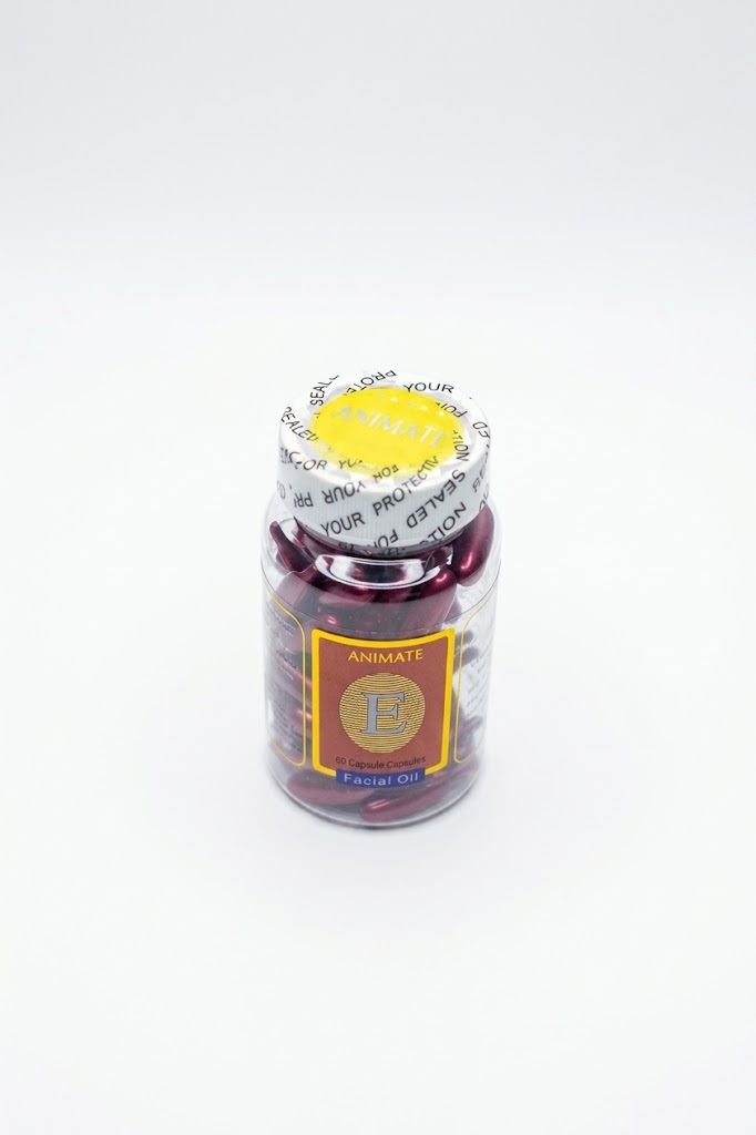 Animate Vitamin E Facial Essence Oil (60 Soft gel Capsules)