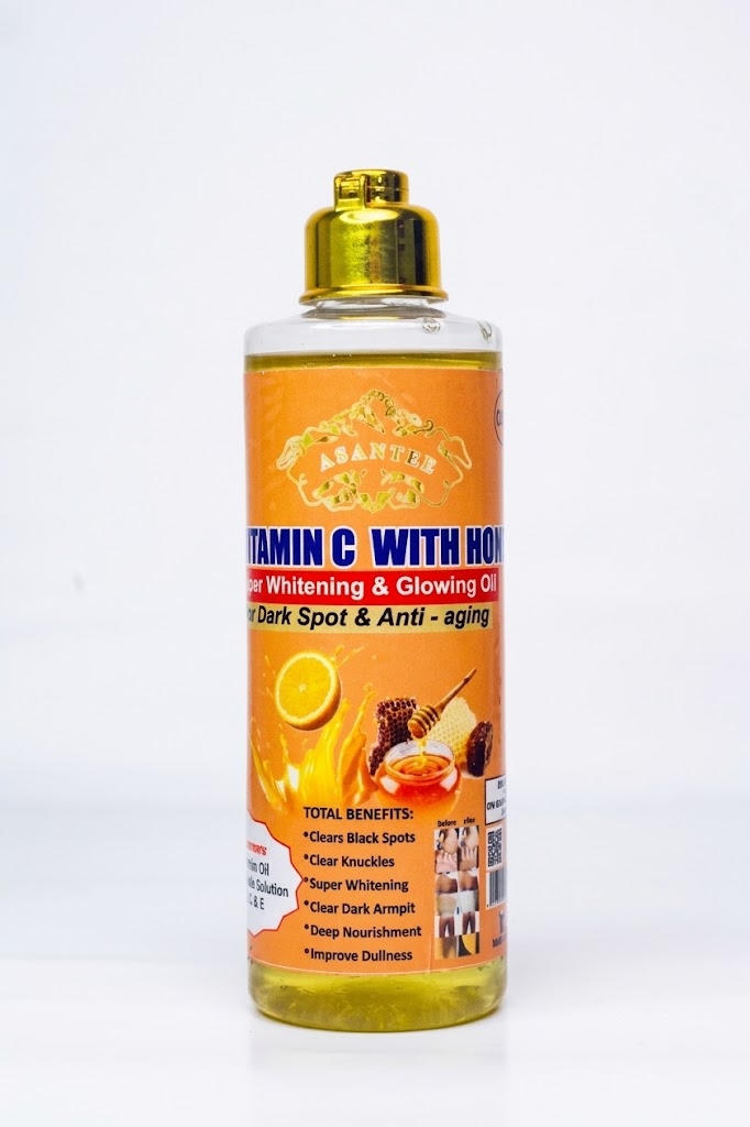 Asantee Vitamin C with Honey Super Whitening & Glowing Oil (Dark Spot & Anti-aging) 250 ml