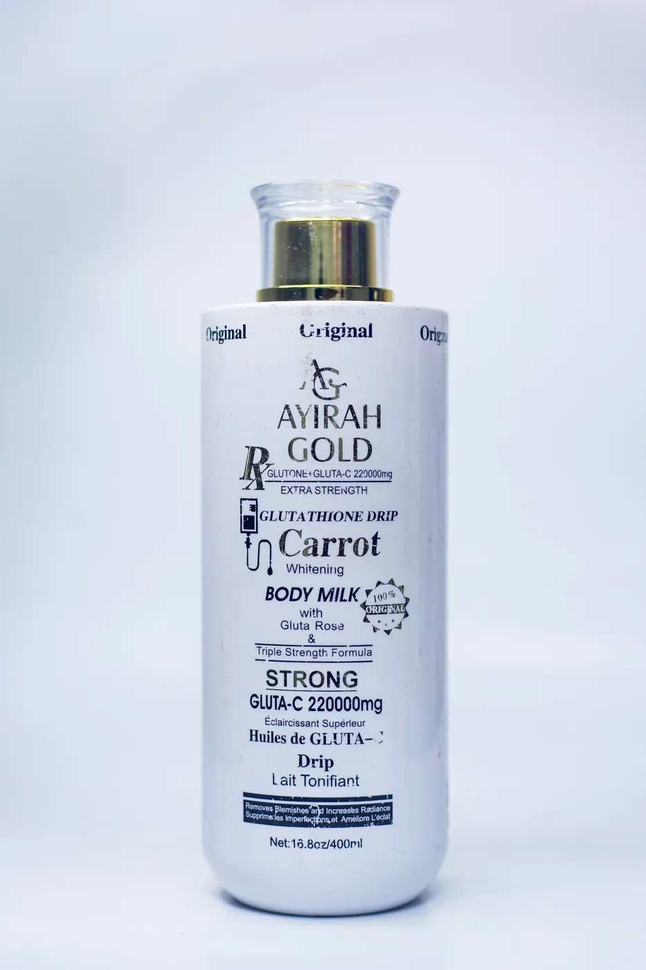 Ayirah Gold Body Milk Lotion 400ml