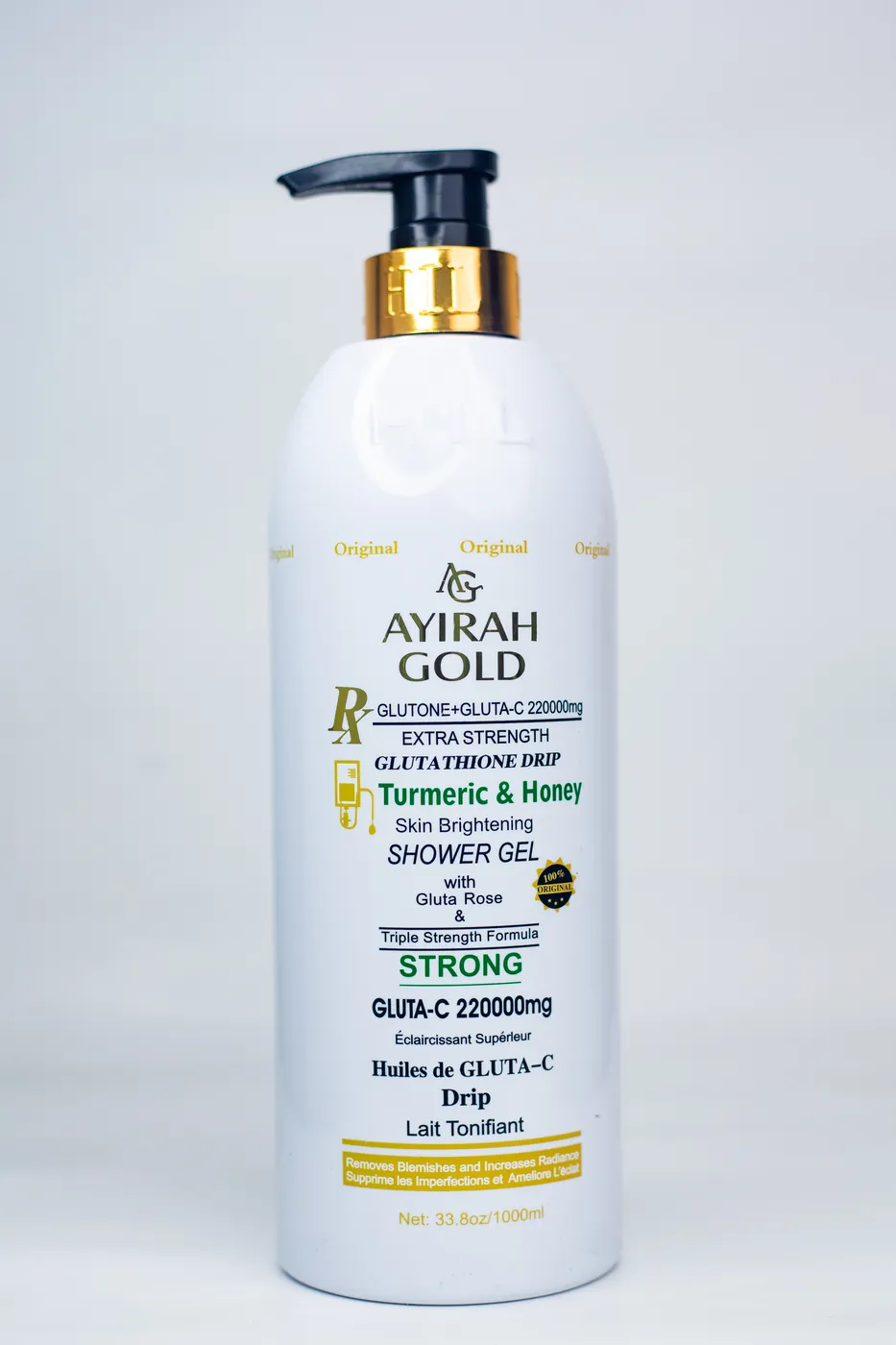 Ayirah Gold Shower Bath 1000ml