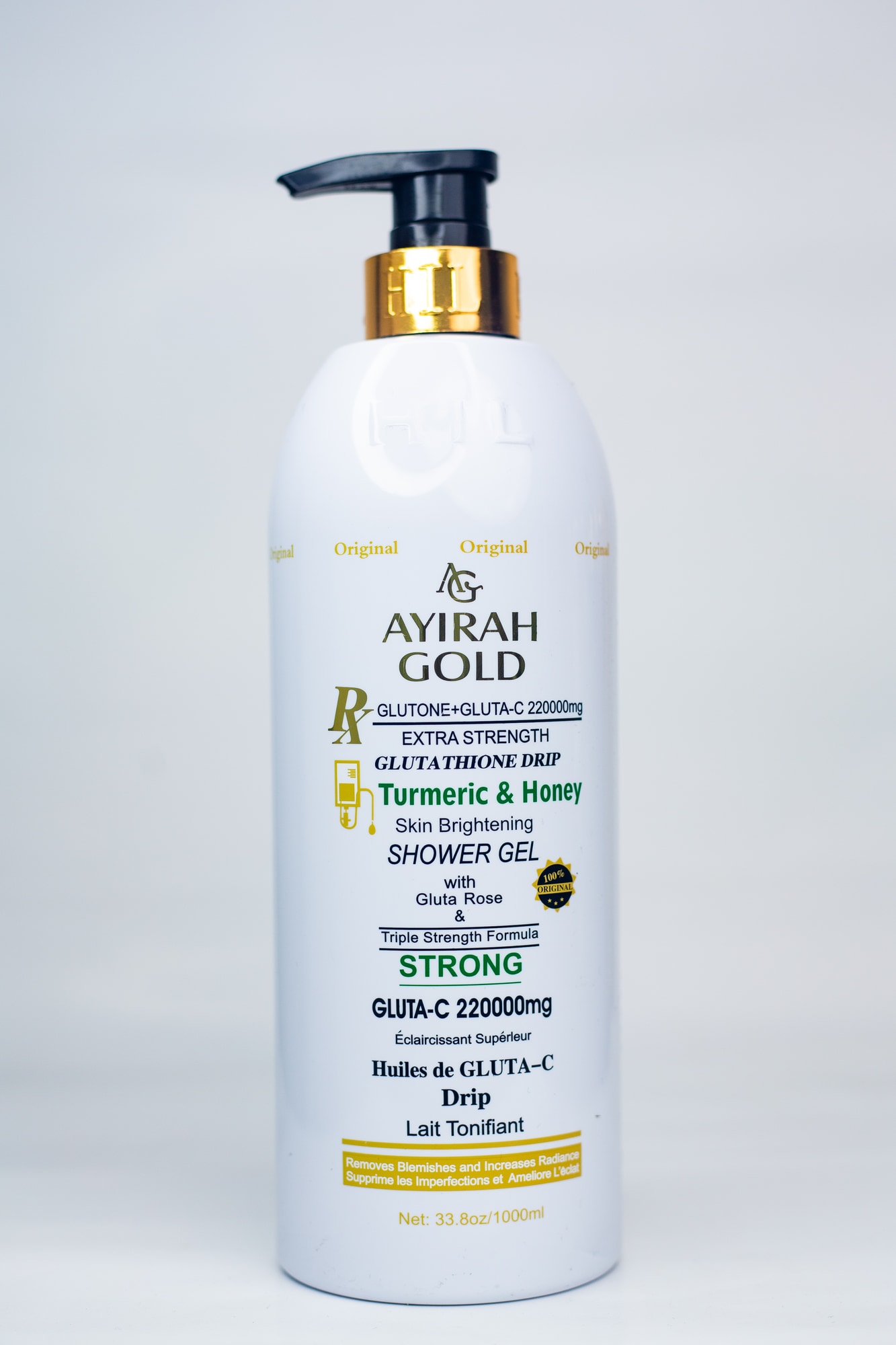 AYIRAH GOLD SHOWER BATH 1000ML X1 main view