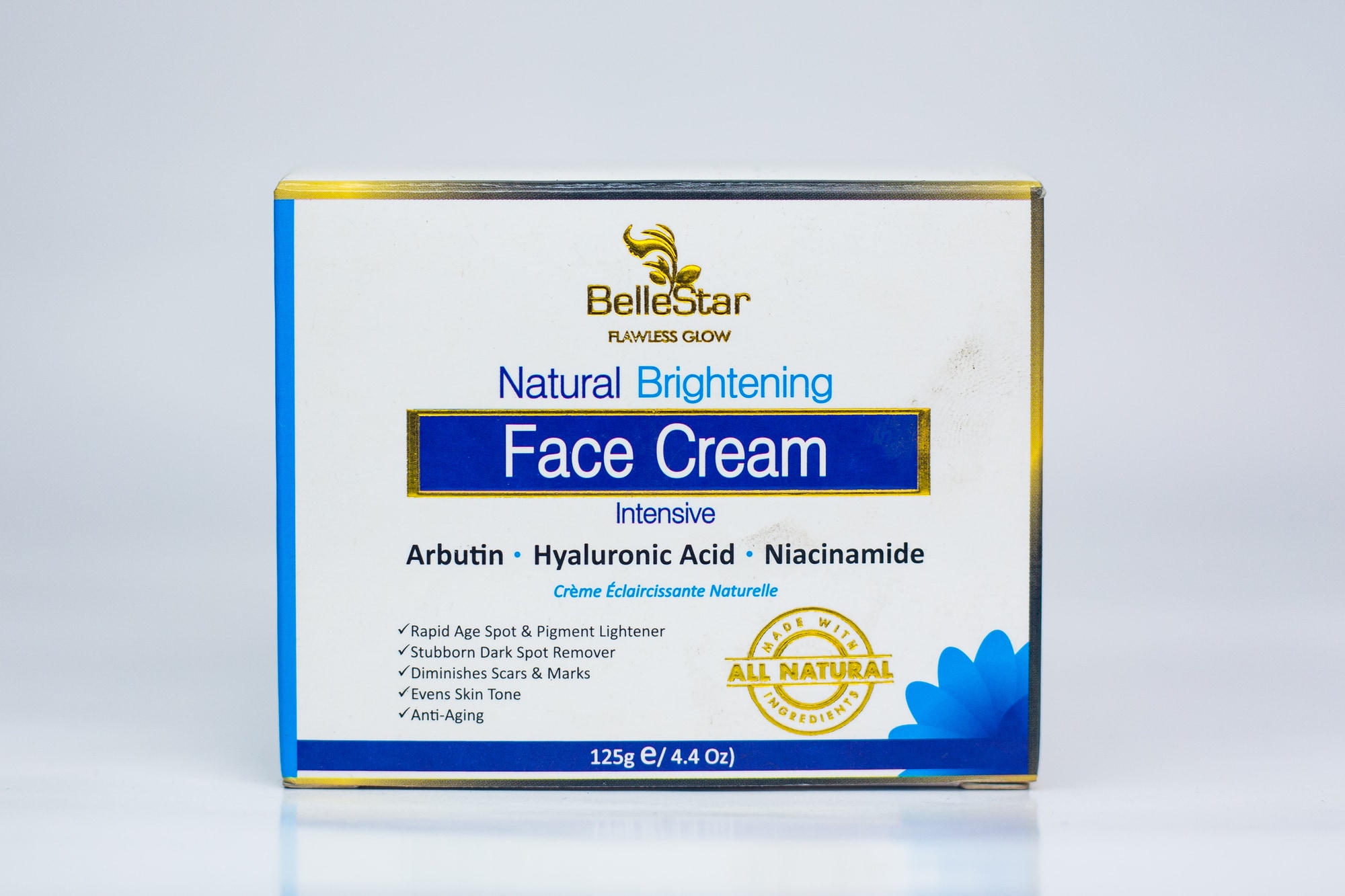 BELLE STAR NATURAL BRIGHTENING FACE CREAM 125g x1