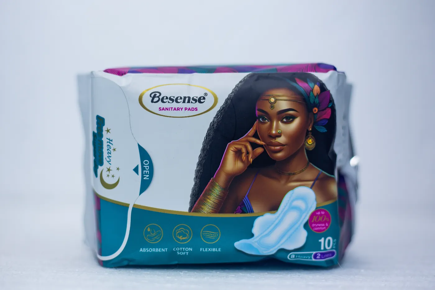 Besense Sanitary Pad Star Pack Zip