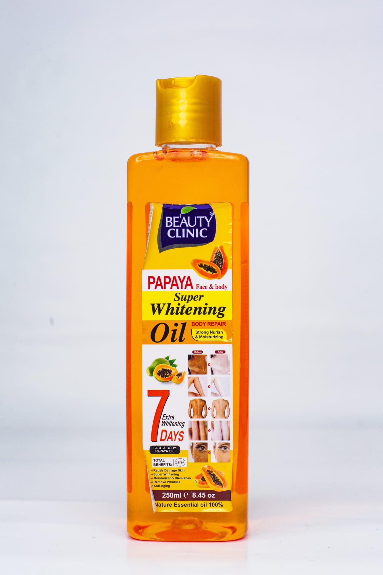 BEAUTY CLINIC FACE & BODY SUPER WHITENING OIL 250ml x1