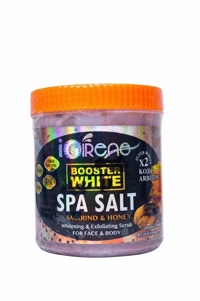 Booster White Spa Salt (Tamarind & Honey Whitening & Exfoliating Scrub) 900g