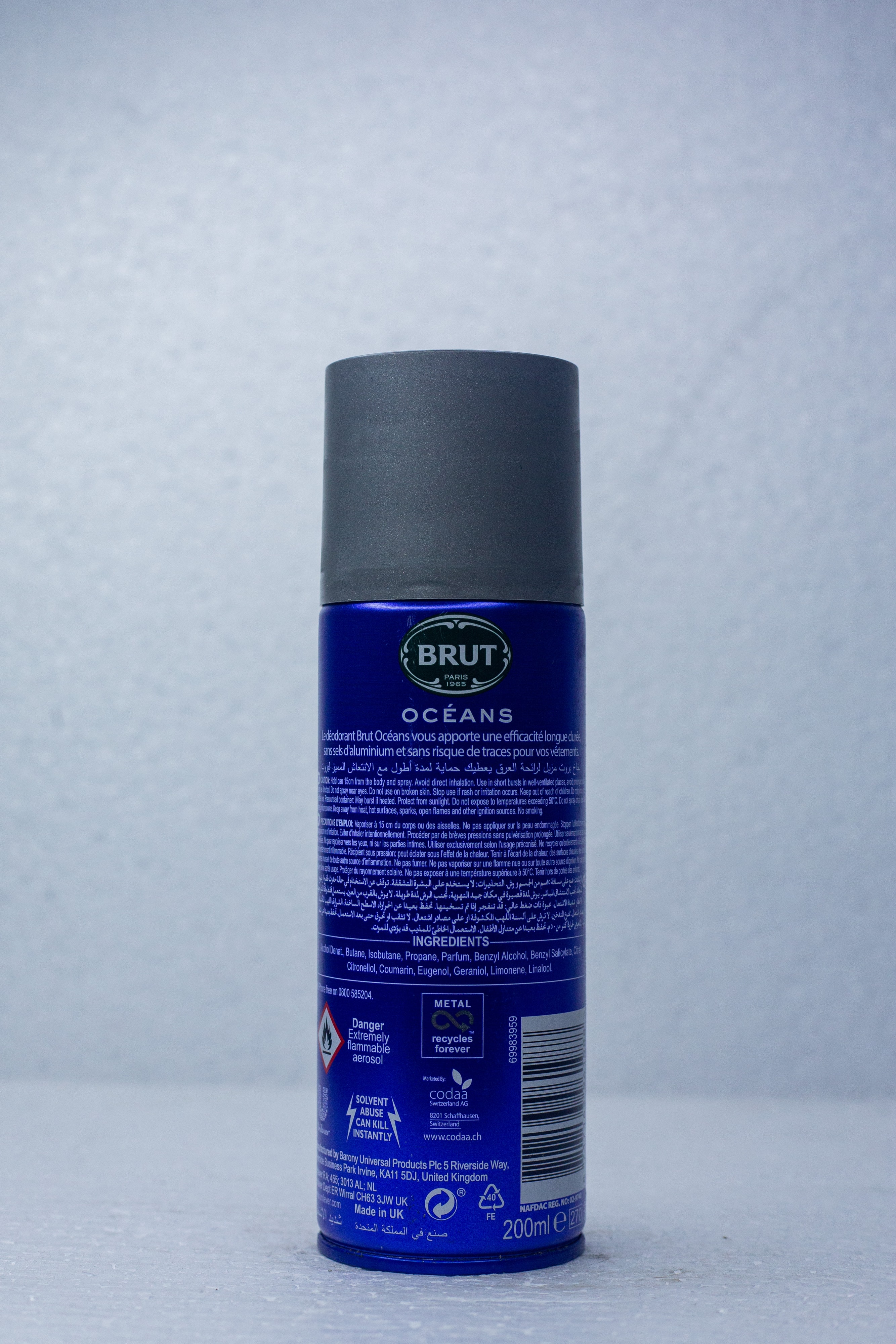 Brut Body Spray 200ml (Océans)