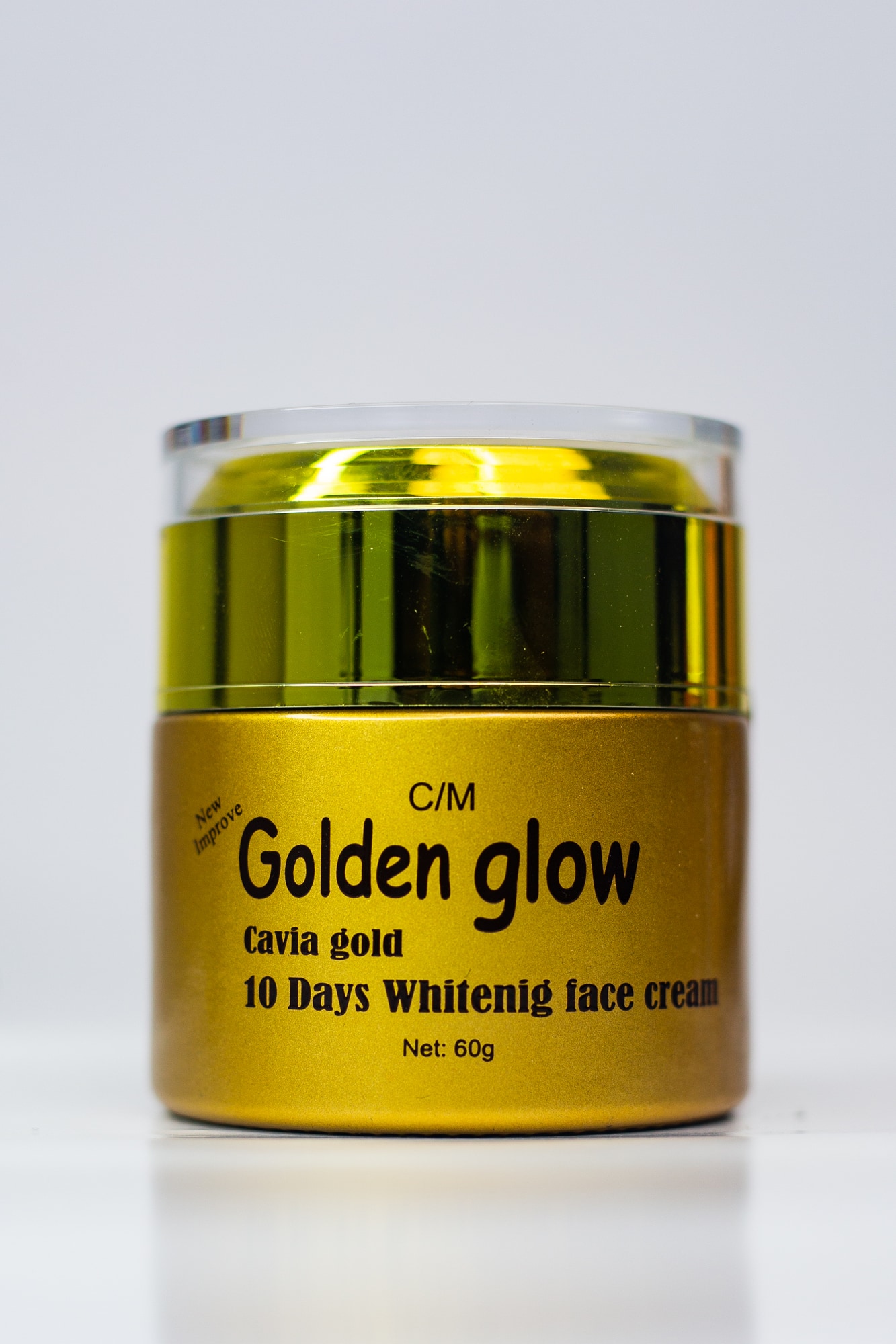 C M Golden Glow Cavia Gold 10 Days Whitening Face Cream main view