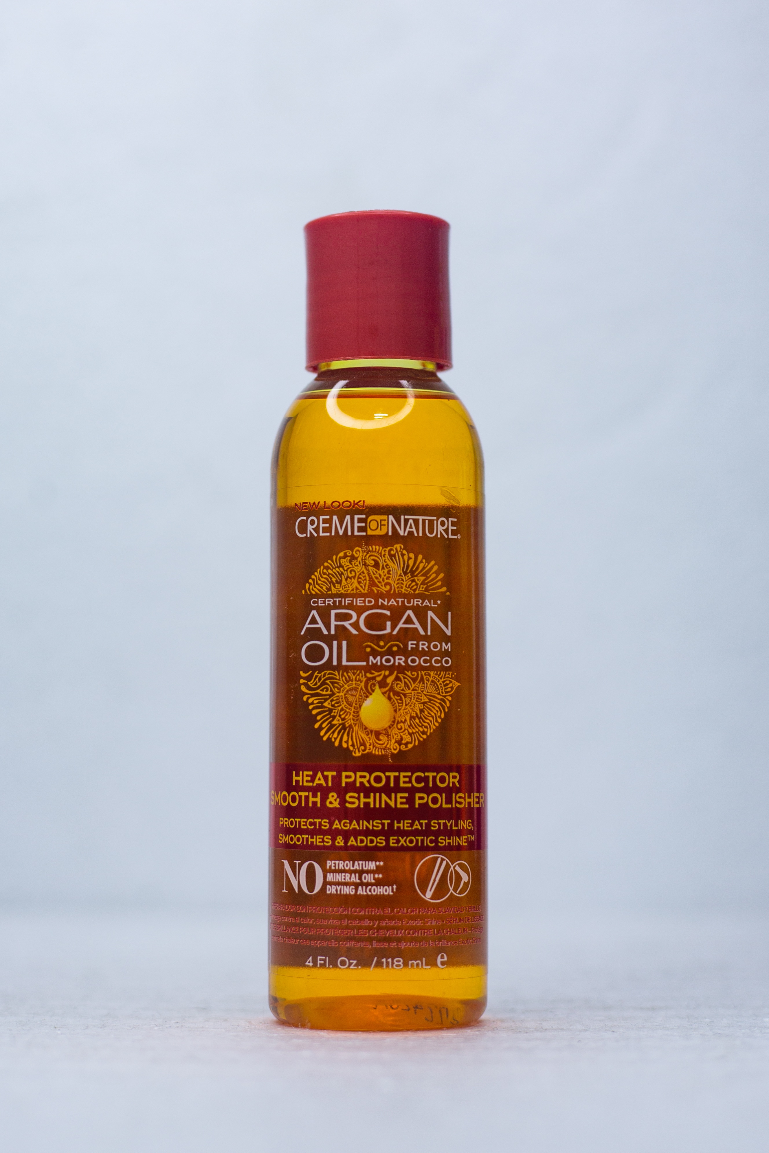 CREME OF NATURE ARGAN OIL HEAT PROTECTOR SM/& SH/ POLISHER 118ML main view