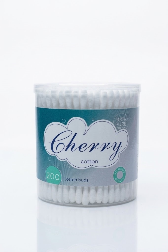 Cherry Cotton Buds  Size/Count: 200 cotton buds