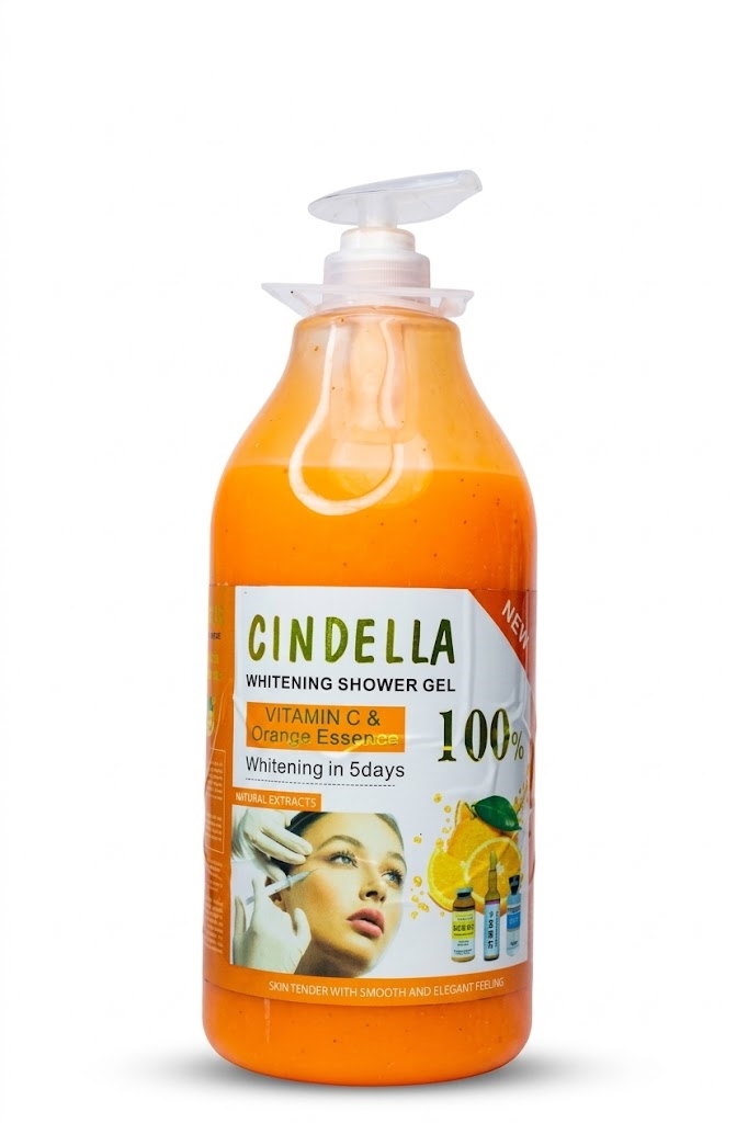 Cindella Whitening Shower Gel (Vitamin C & Orange Essence)  1900 ml