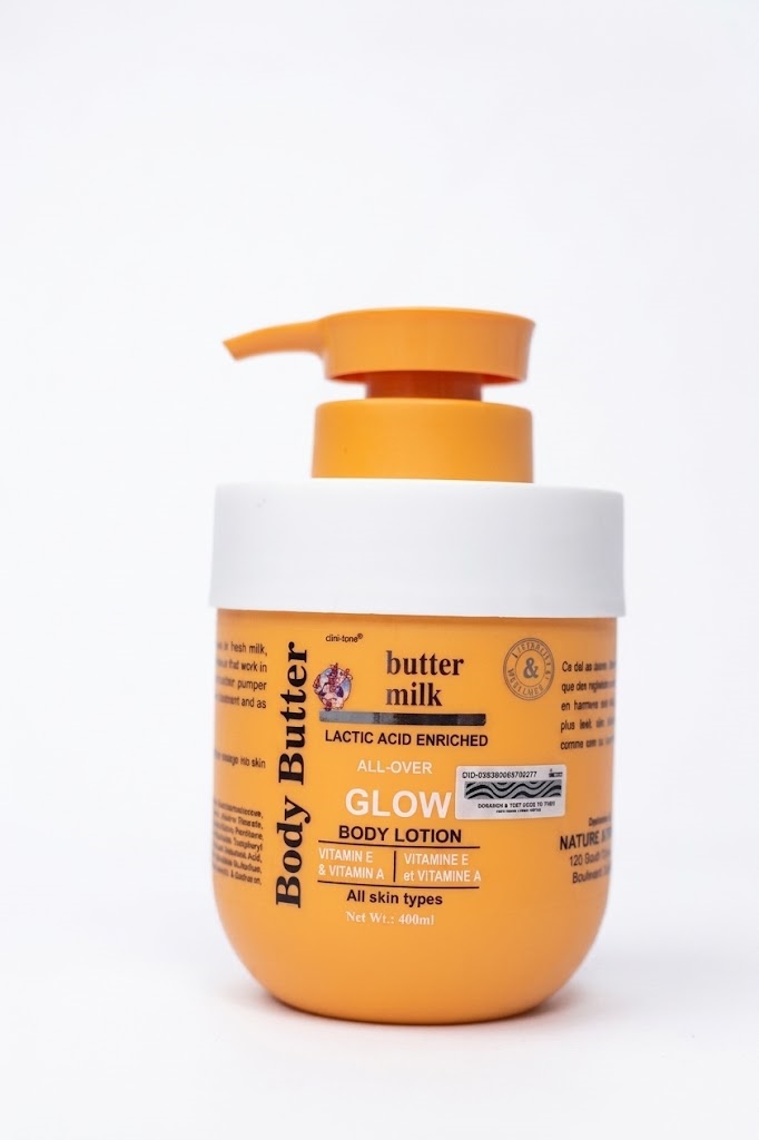 Body Butter Buttermilk Lactic Acid Enriched All-Over Glow Body Lotion 400ml