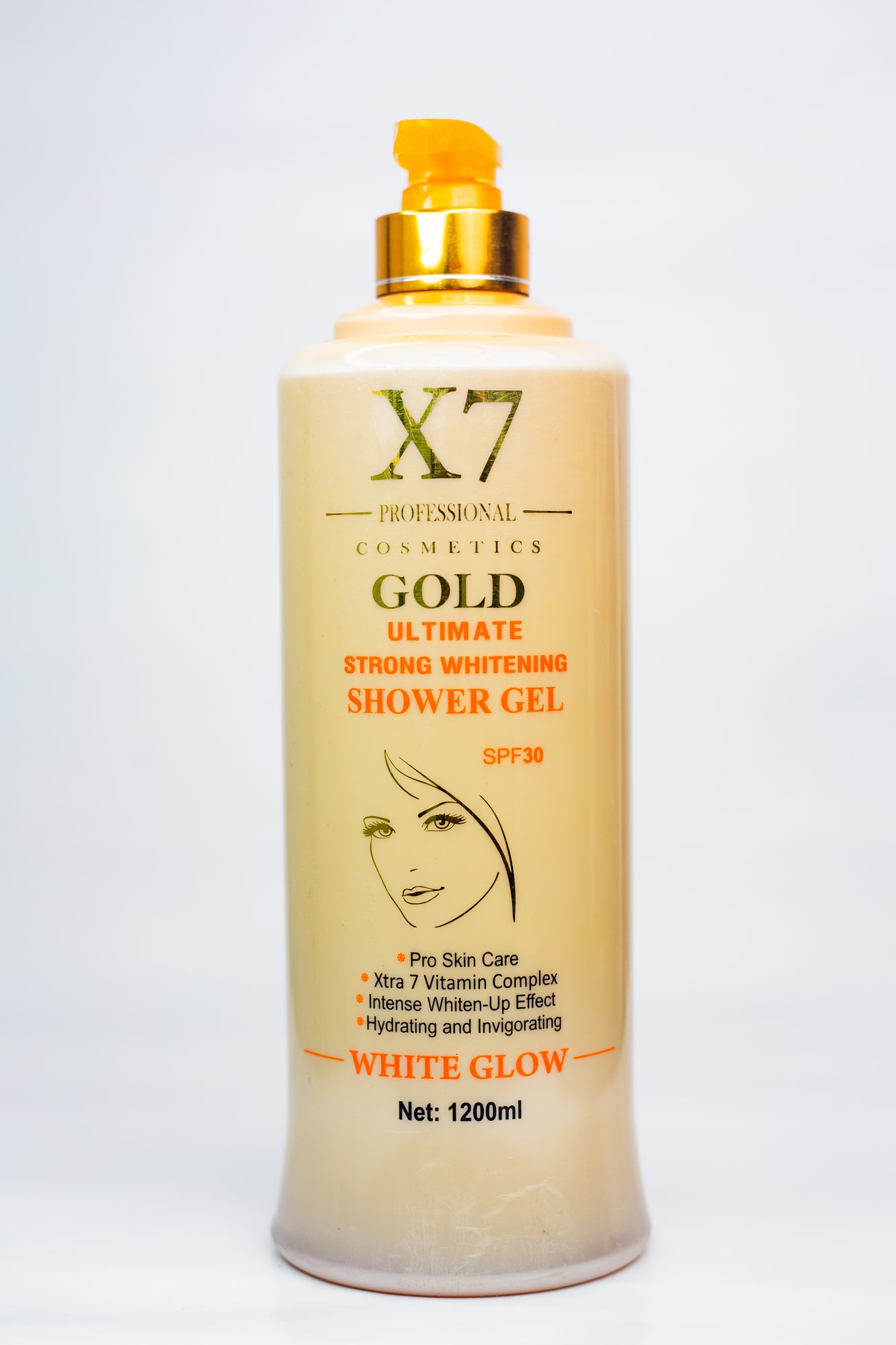 X7 PROFESSIONAL SHOWER GEL 1000ml x1