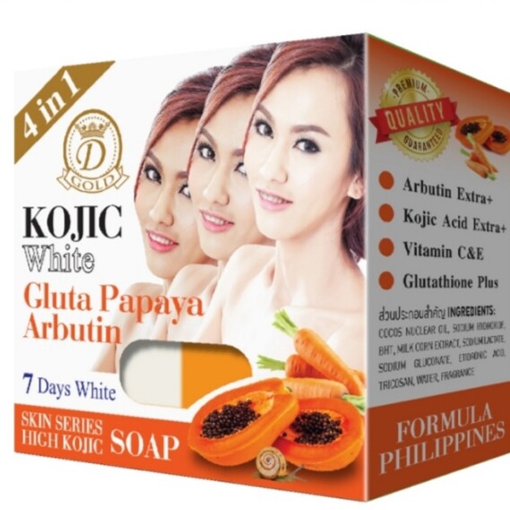 D Nee Gold Soap 160g (kojic White and Co) main view