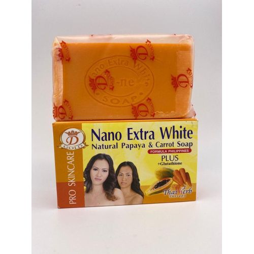 D Nee Gold Soap 160g (nano Extra White Nat. Papaya & Carrot) main view