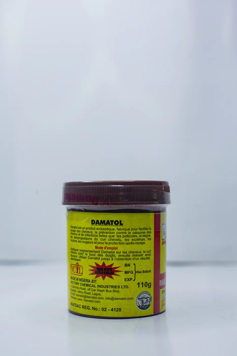 Damatol Hair Cream 110g