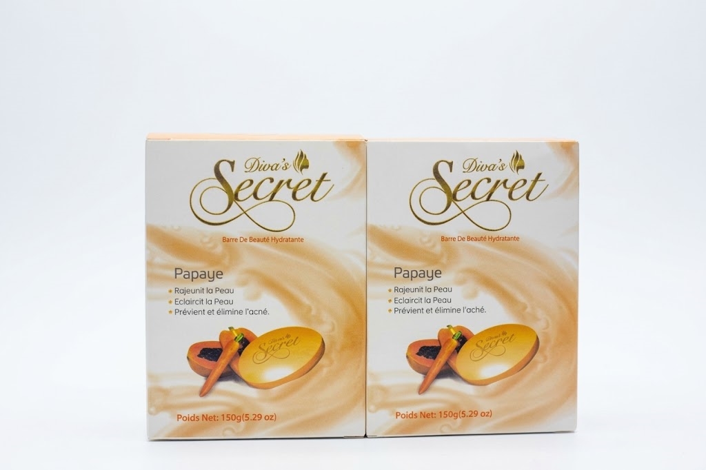 Diva's Secret Papaye (Barre De Beauté Hydratante / Moisturizing Beauty Soap Bar) 150g
