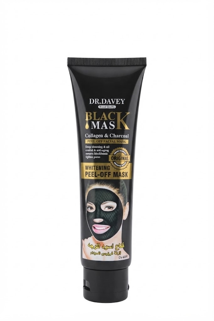 Dr. Davey Collagen & Charcoal Black Mask (Whitening Peel-Off Mask) 120g
