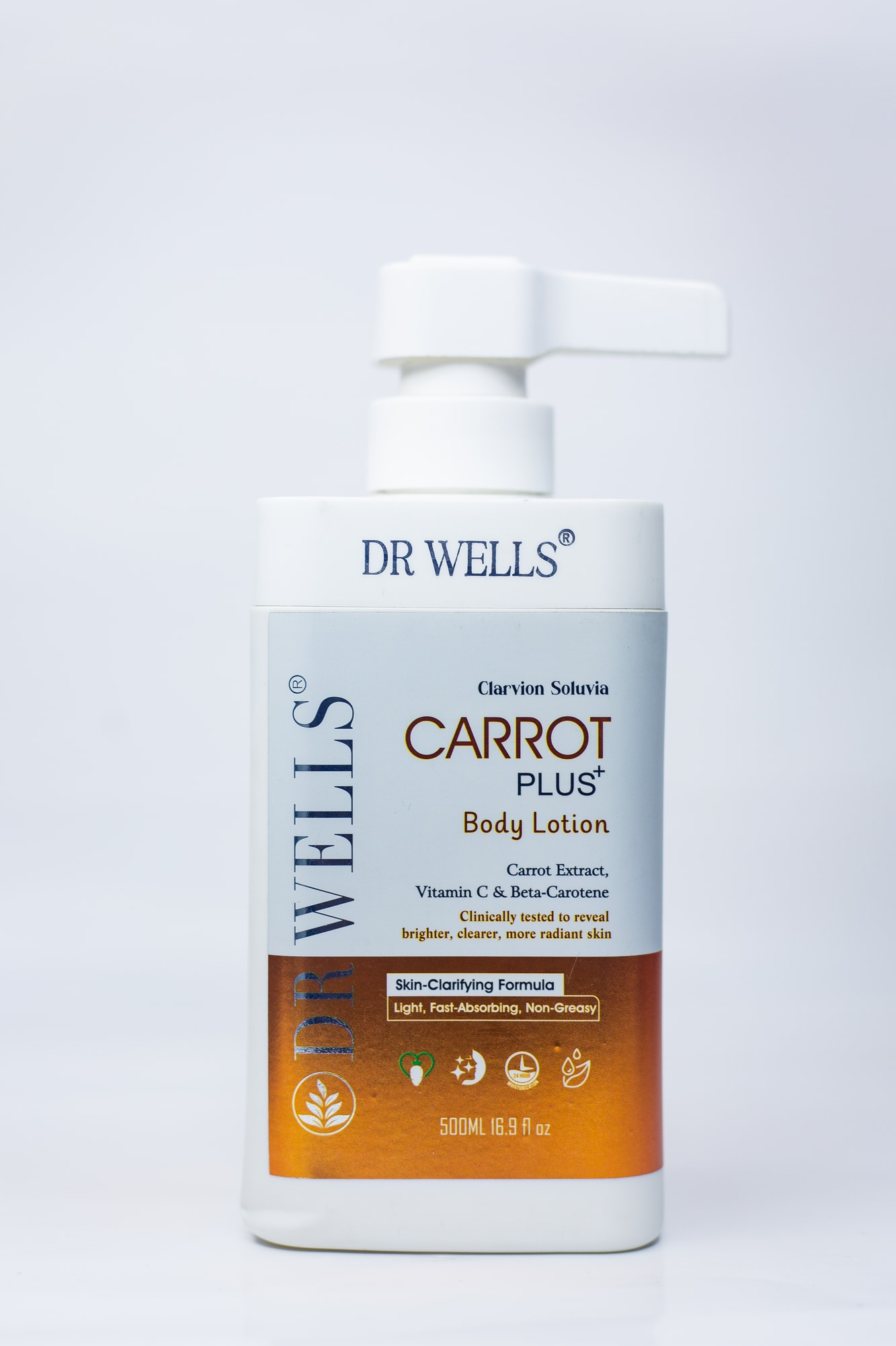 DR Wellso Clarvion Soluvia Carrot Plus Body Lotion main view