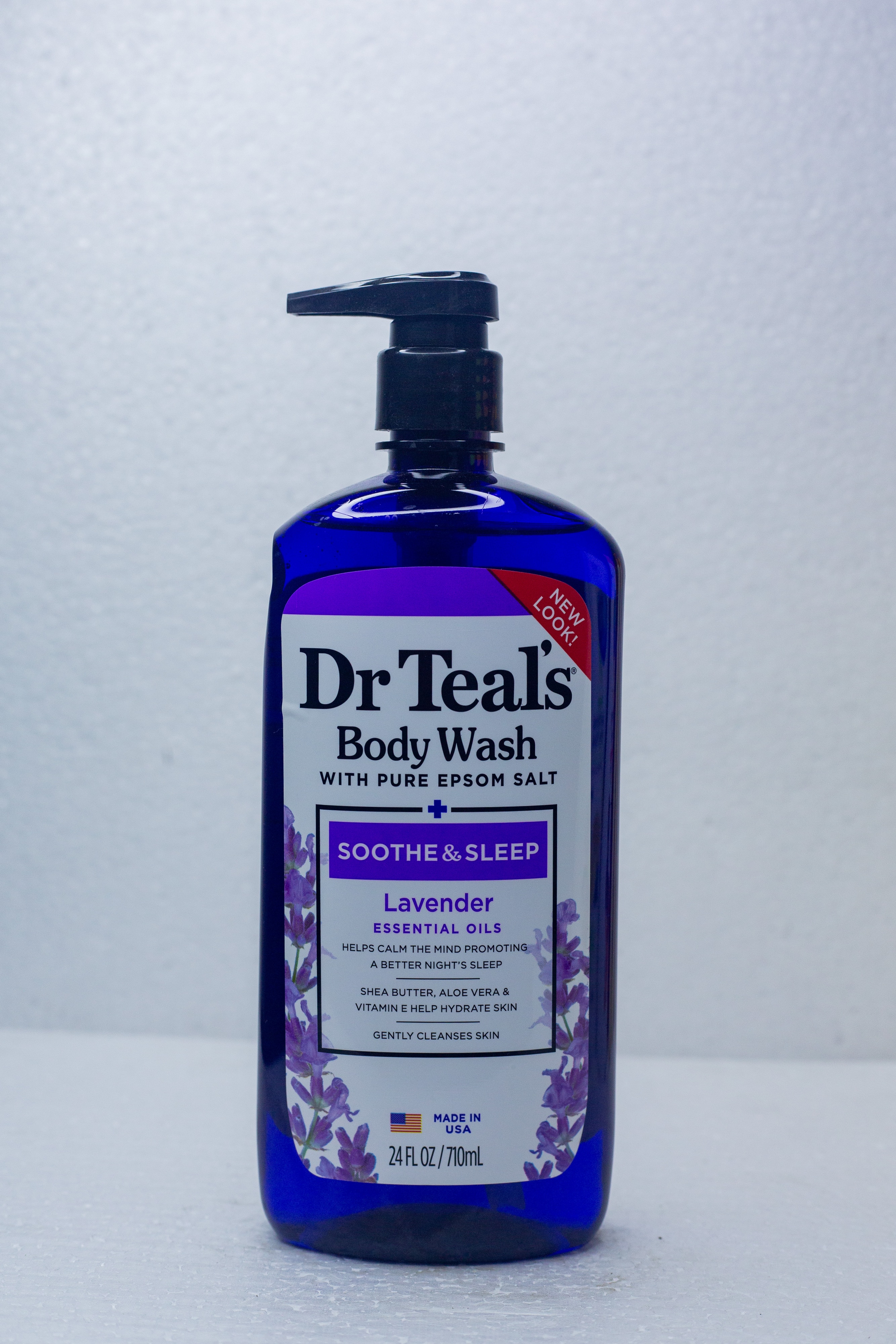 Dr Teal's Body Wash with Pure Epsom Salt (Soothe & Sleep-Lavender) 710 ml