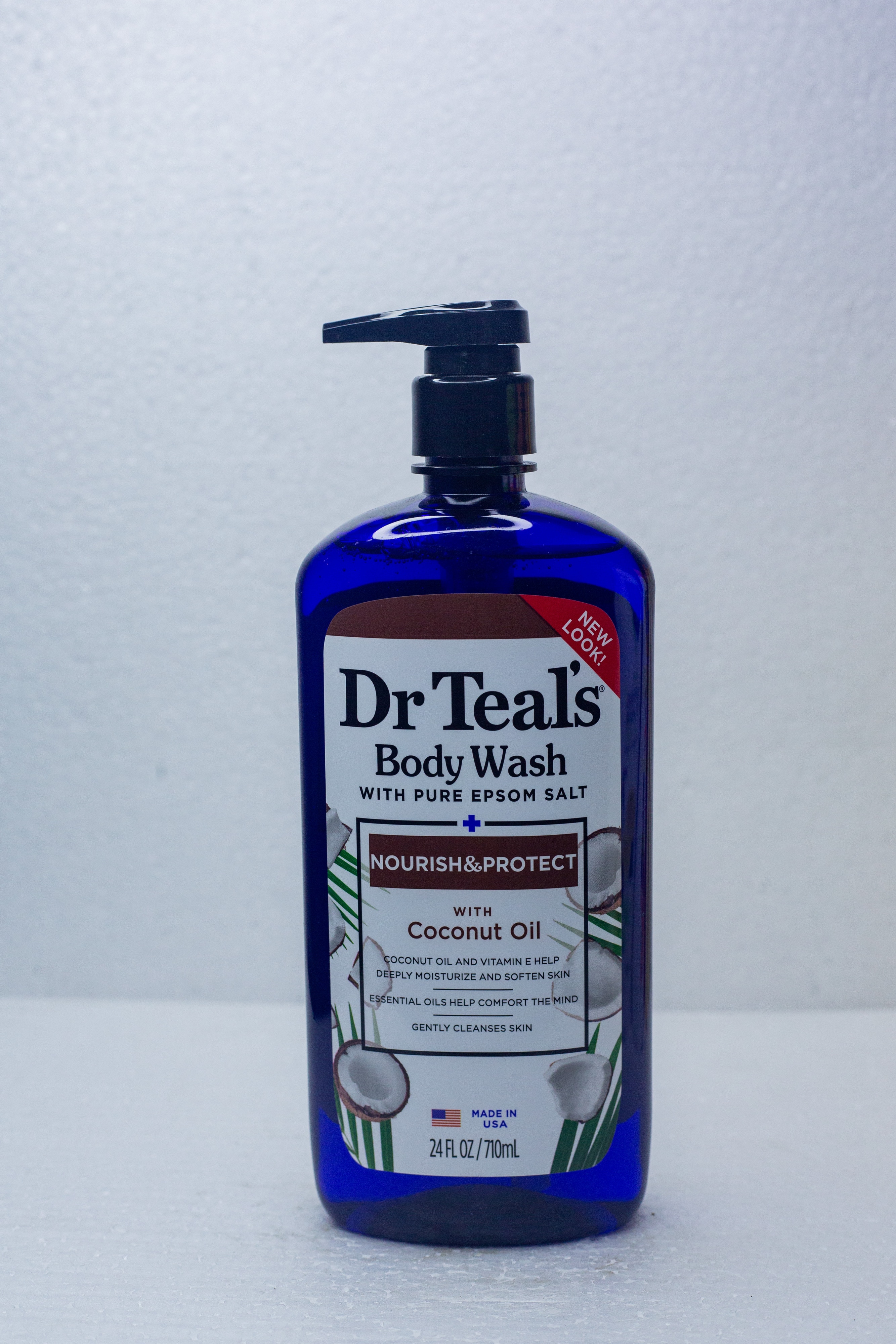 Dr Teal's Body Wash with Pure Epsom Salt (Nourish & Protect with Coconut Oil) 710ml