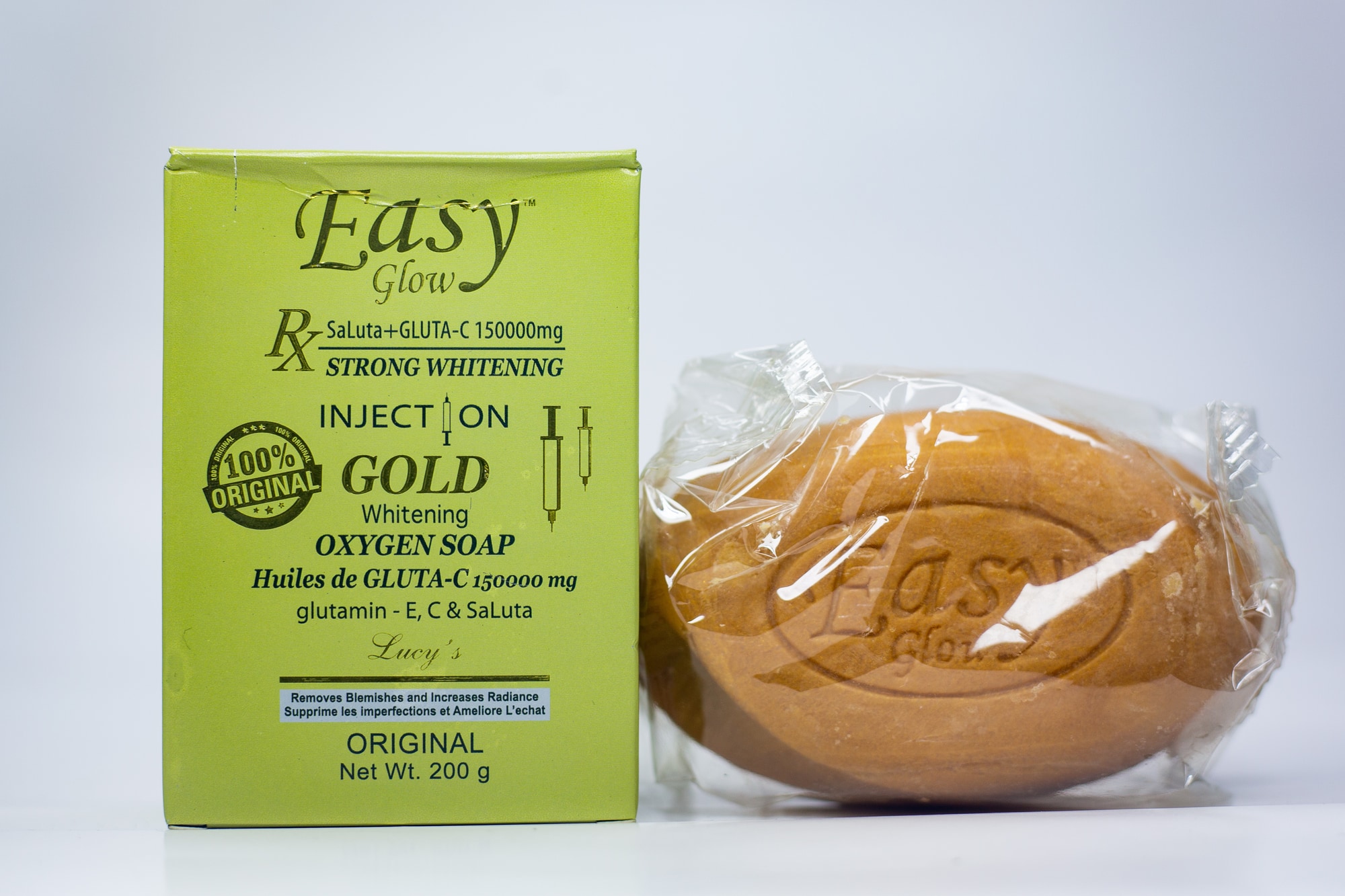 (easy Gio W Saluta+gluta-c 150000mg Strong Whitening Soap 200G main view