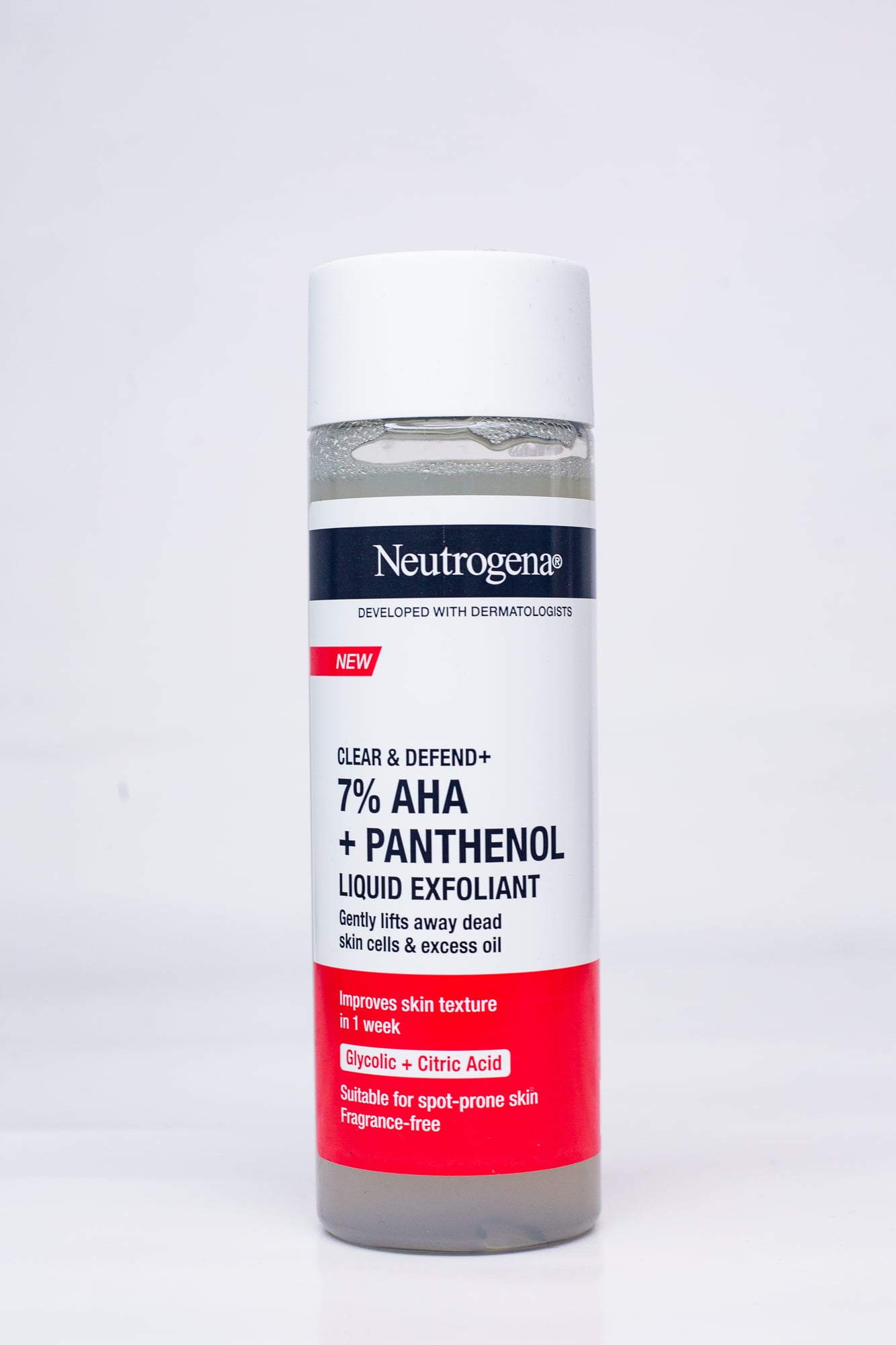NEUTROGENA CLEAR & DEFEND LIQUID EXFOLIANT 125ML x 1(7% AHA+ PAN)