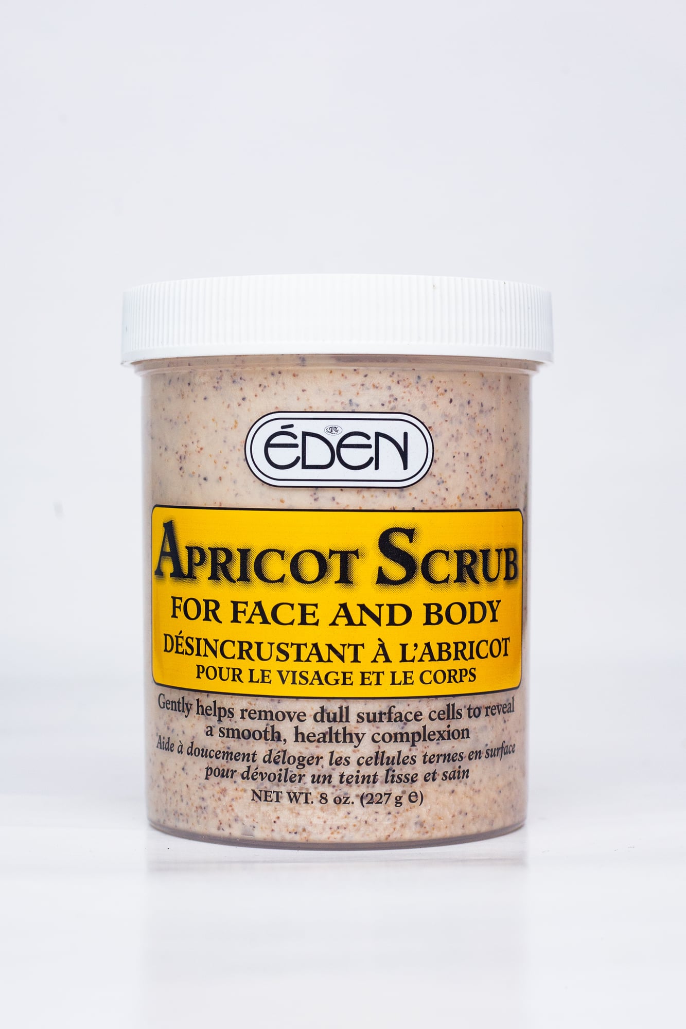 EDEN APRICOT SCRUB FOR FACE & BODY 227G X1