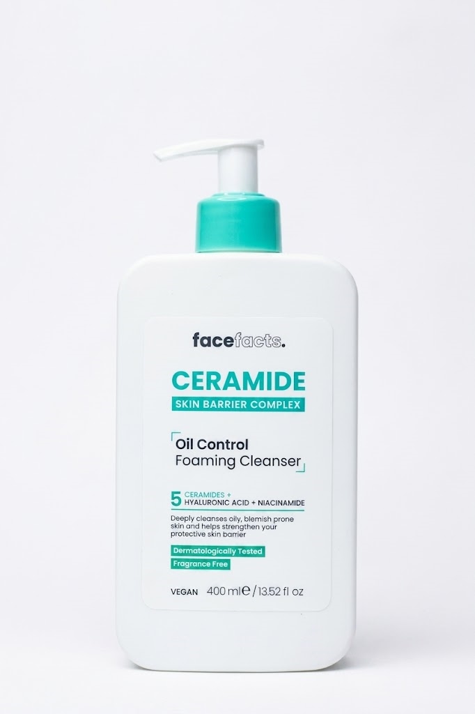 Face Facts Ceramide Skin Barrier Complex Oil Control Foaming Cleanser 400ml