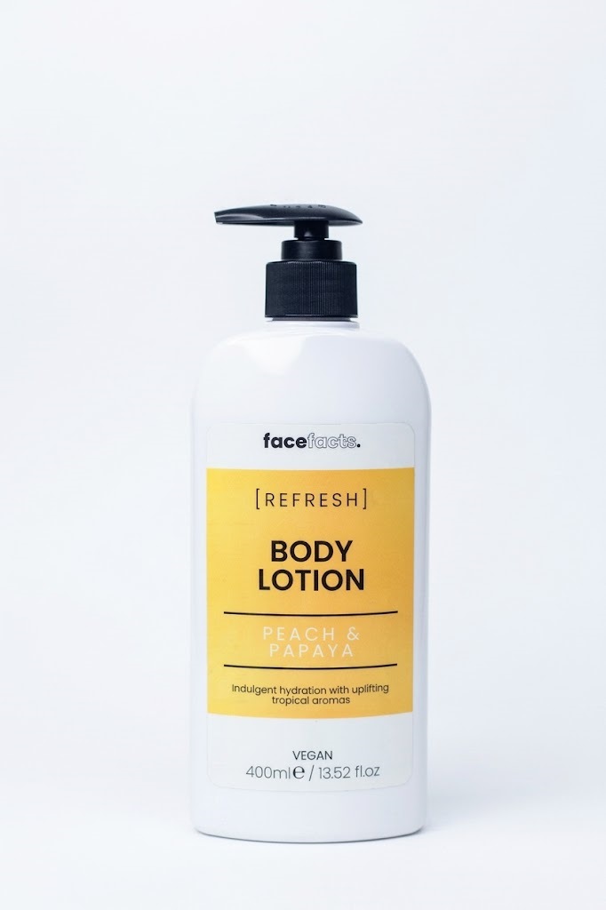 Face Facts Refresh Peach & Papaya Body Lotion 400ml