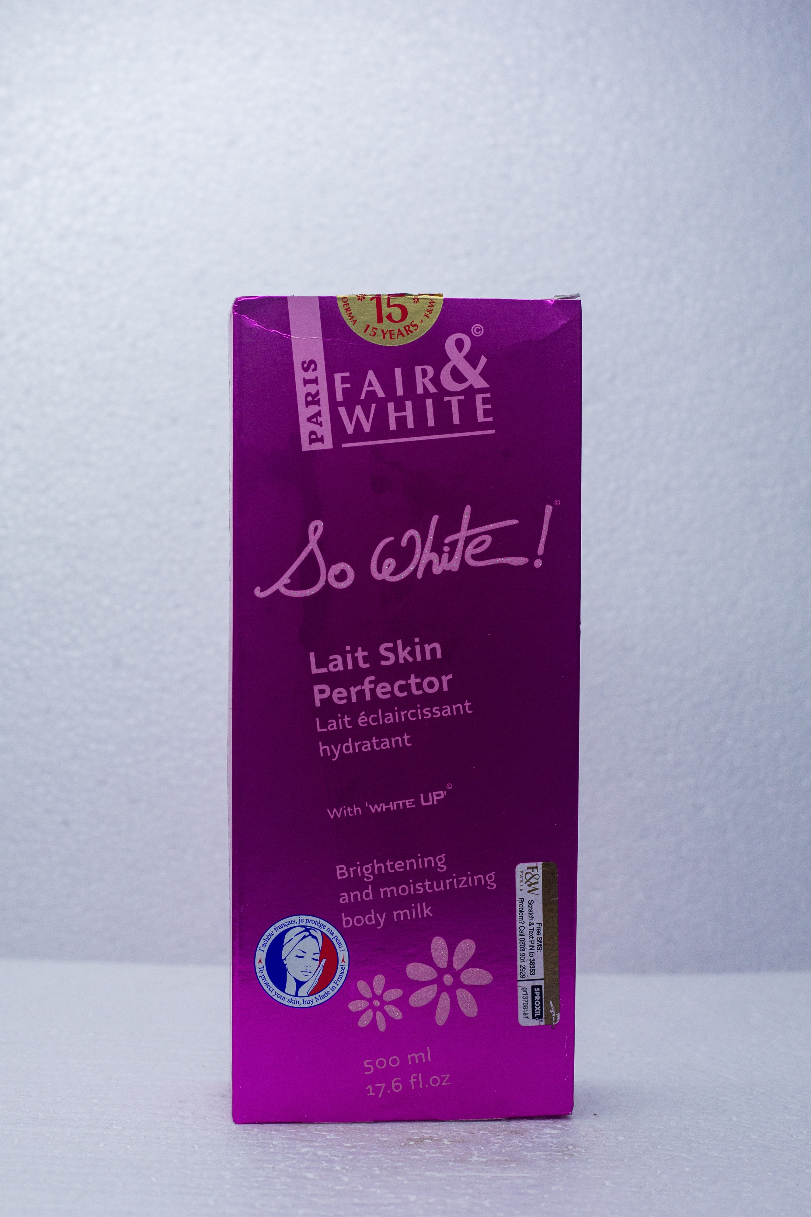 Fair & White Paris So White (Brightening and Moisturizing Body Milk) 500 ml