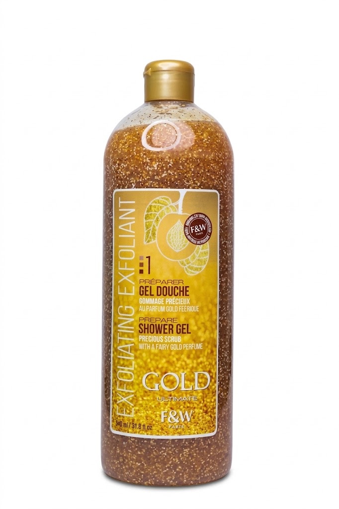Fair & White Paris Ultimate Gold 1 Prepare Exfoliating Shower Gel (Precious Scrub)  940 ml