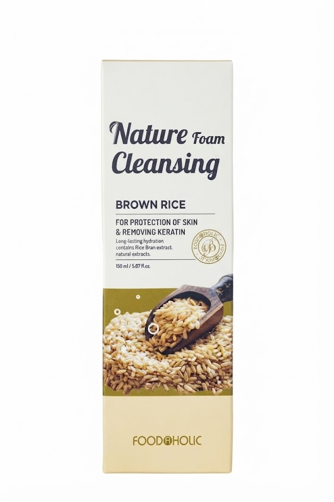Foodaholic Nature Foam Cleansing – Brown Rice 150ml