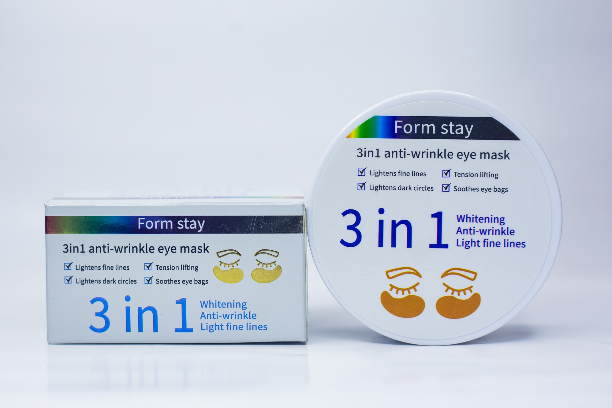 Form Stay 3IN1 Anti-wrinkle Eye Mask Lightens Fine Lines Tension main view