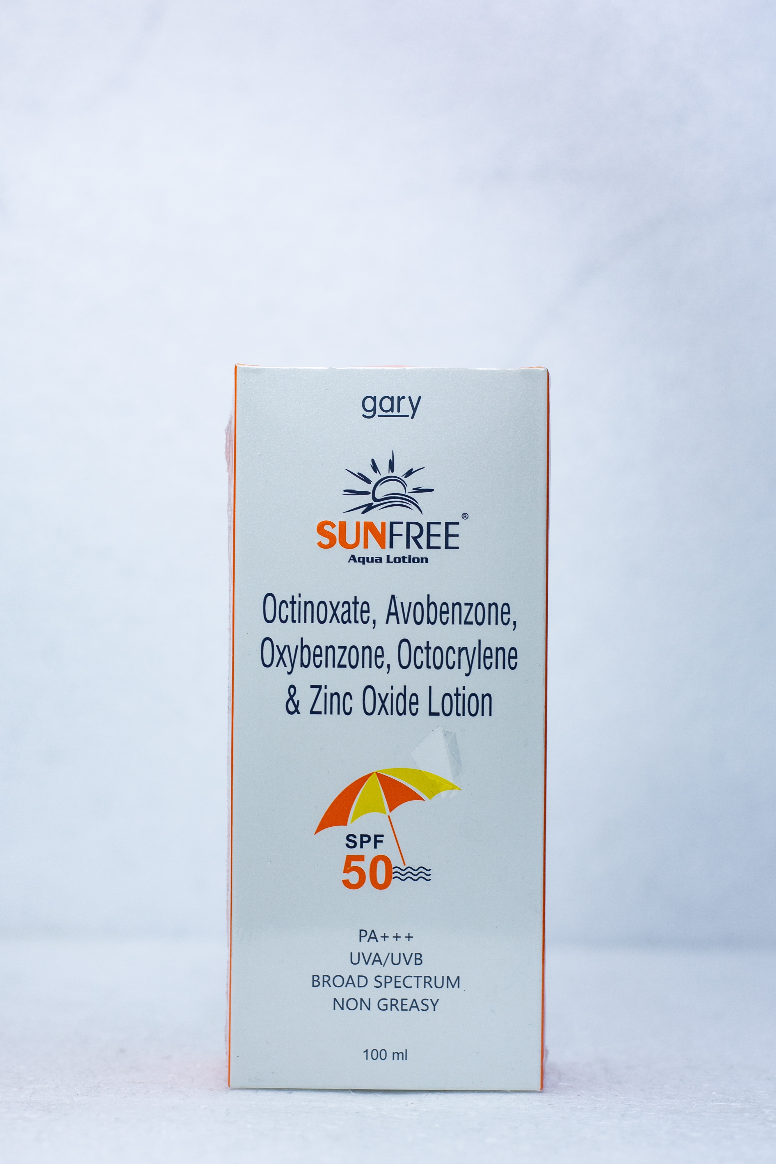 SUN FREE AQUA LOTION SPF50 BROAD SPECTRUM 100ml main view