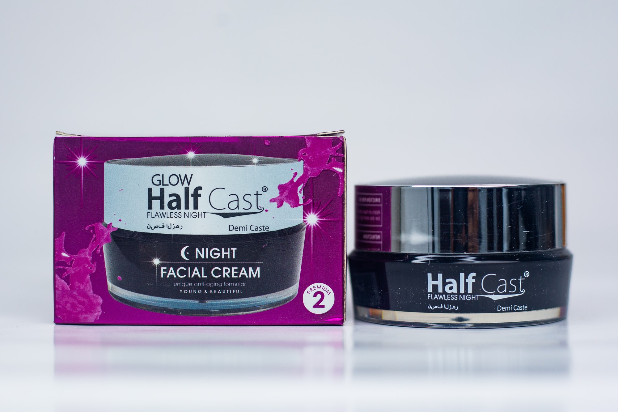 GLOW HALF CAST FLAWLESS BEAUTY FACIAL CREAM 30g x1