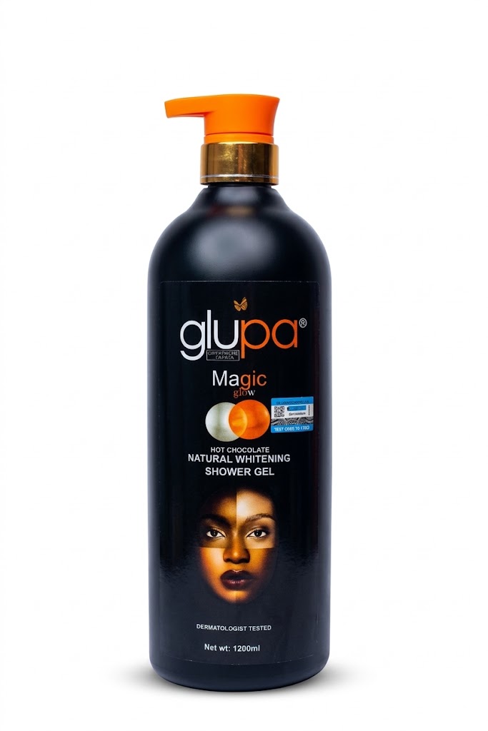 Glupa Magic Glow Hot Chocolate Natural Whitening Shower Gel 1200ml