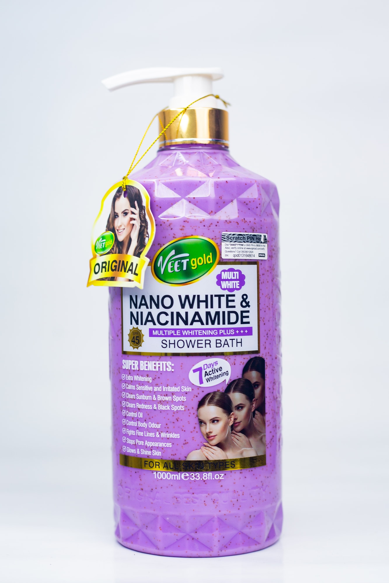 Gold Original White Nano White & Niacinamide Bath