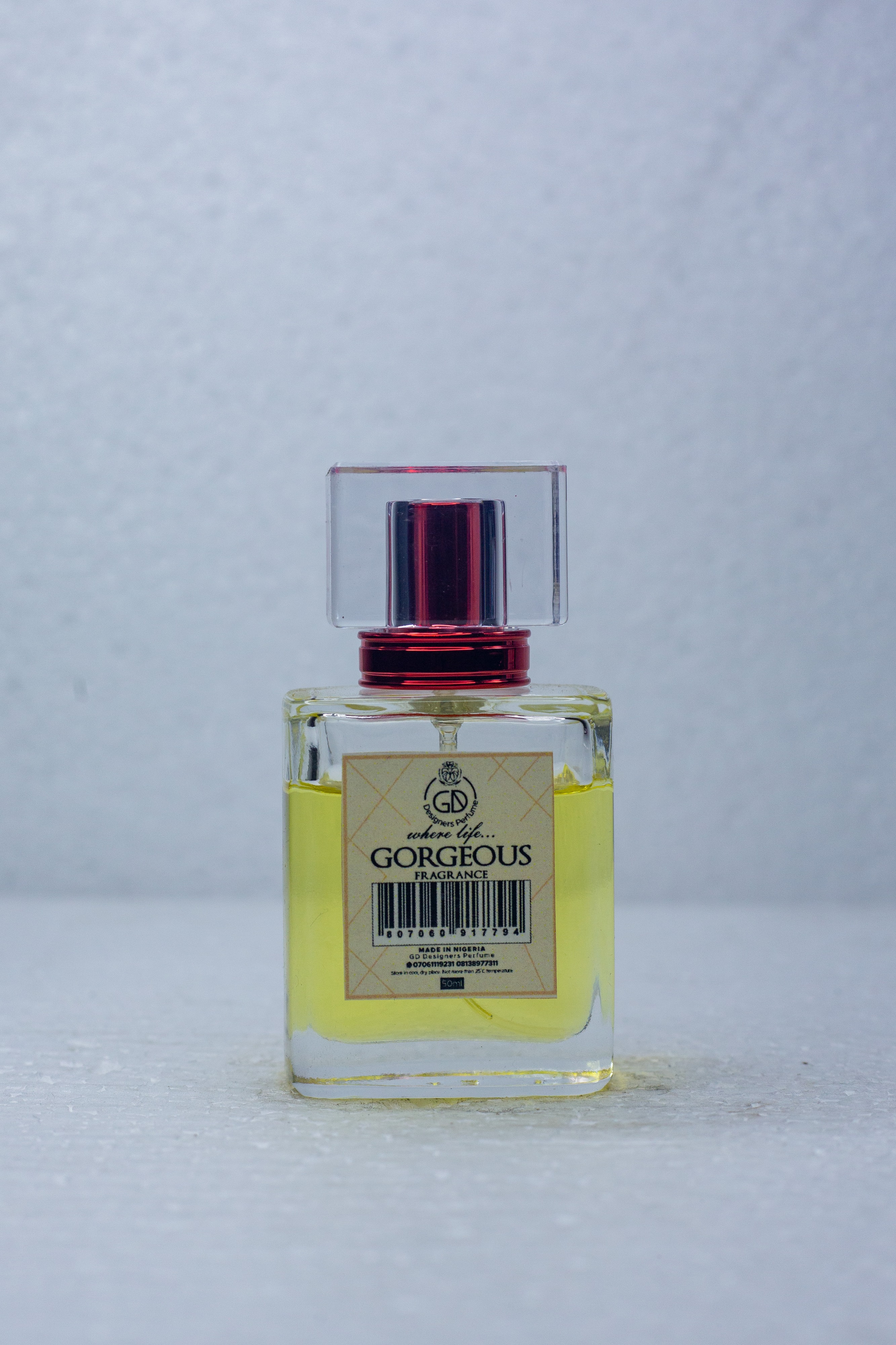 GD Designers Perfume 50ml  (GORGEOUS FRAGRANCE)