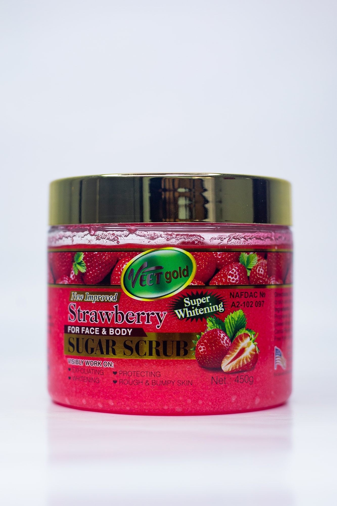 Hnproved Satrawberry Nafdac NG Super. Scrub 450G main view
