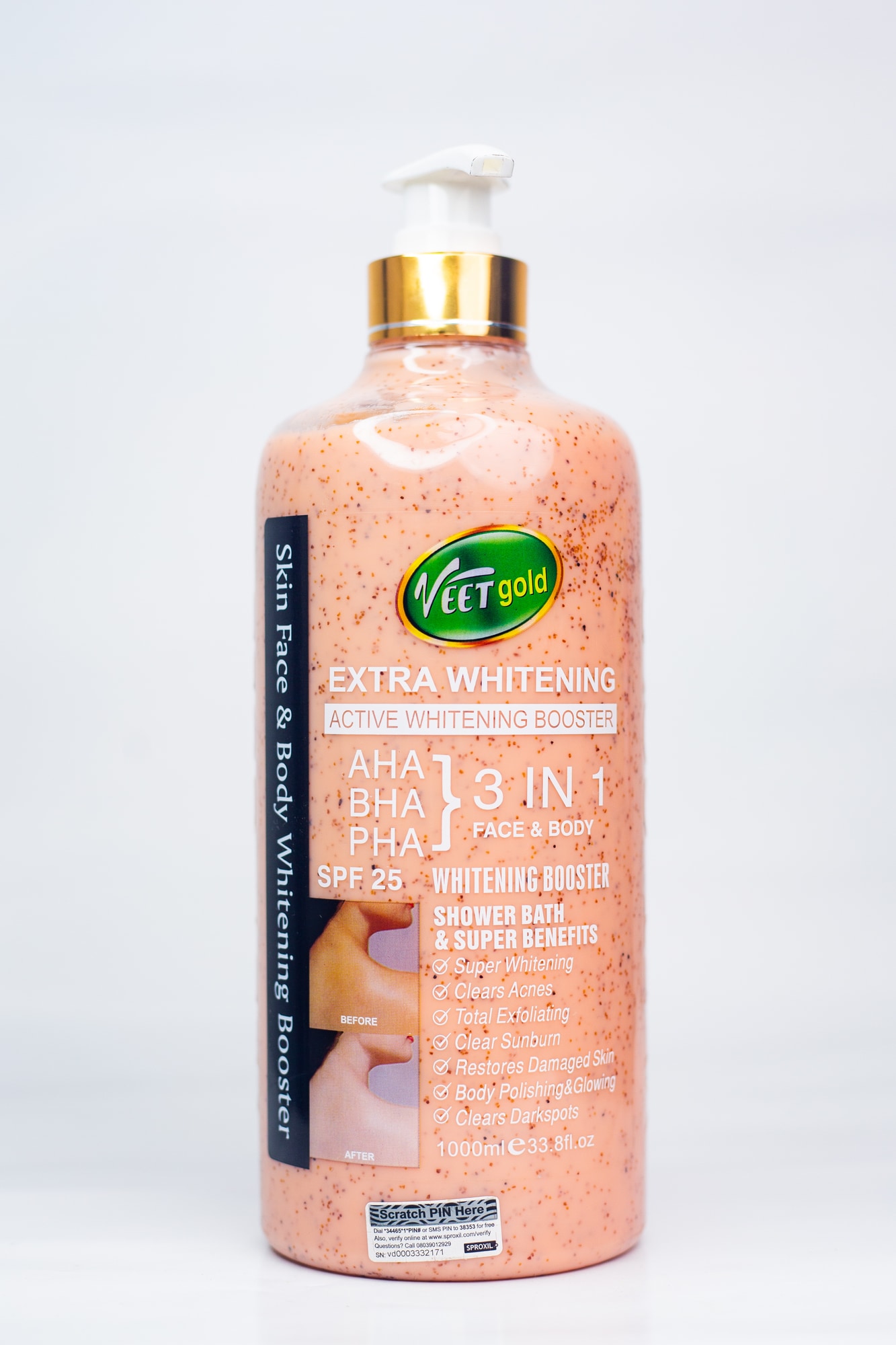 Ifigold Extra Whitening Active Whitening Boosteri AHA Bath main view