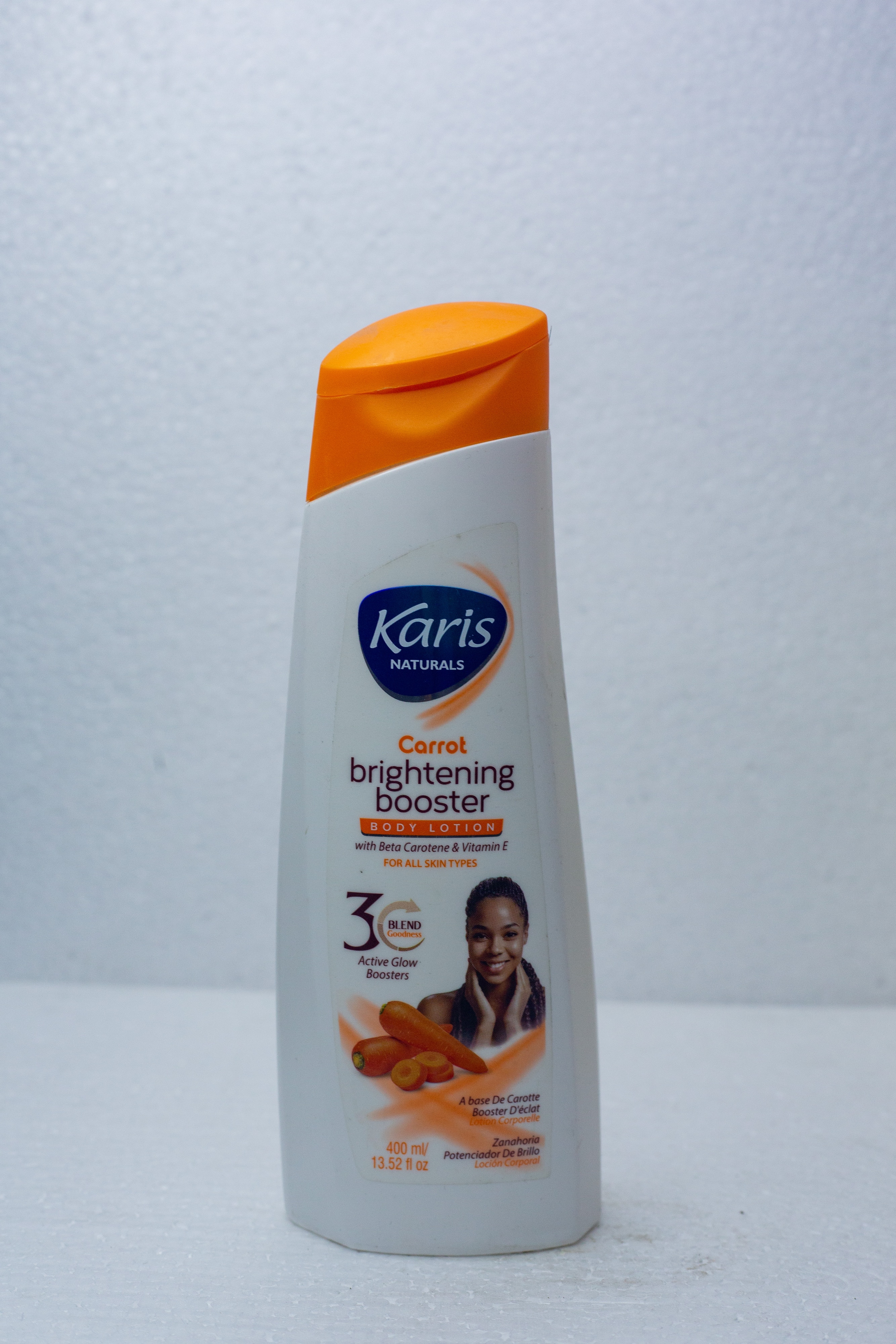 Karis Naturals Carrot Brightening Booster Body Lotion 400 ml