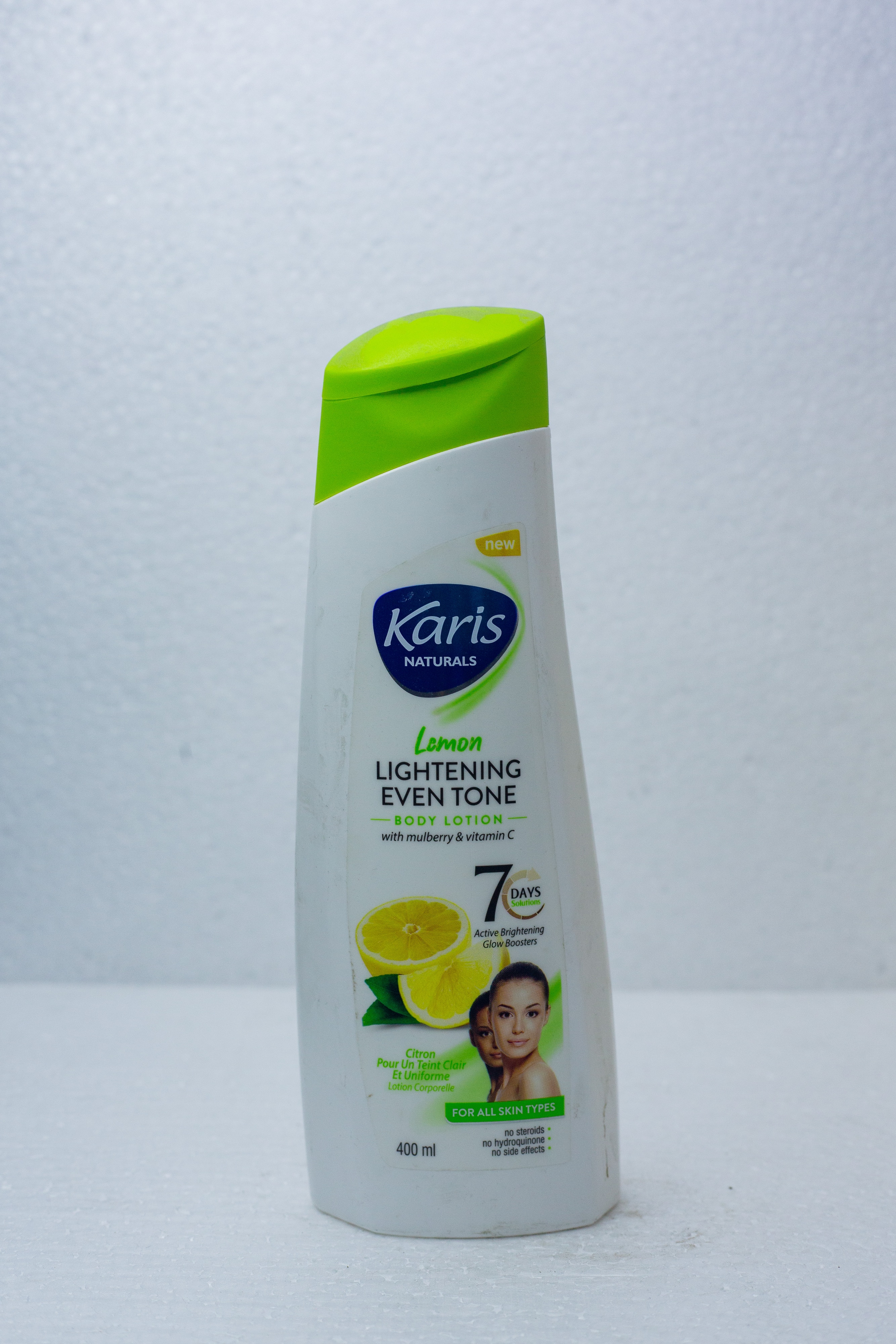 Karis Naturals Lemon Lightening Even Tone Body Lotion (with Mulberry & Vitamin C) 400ml