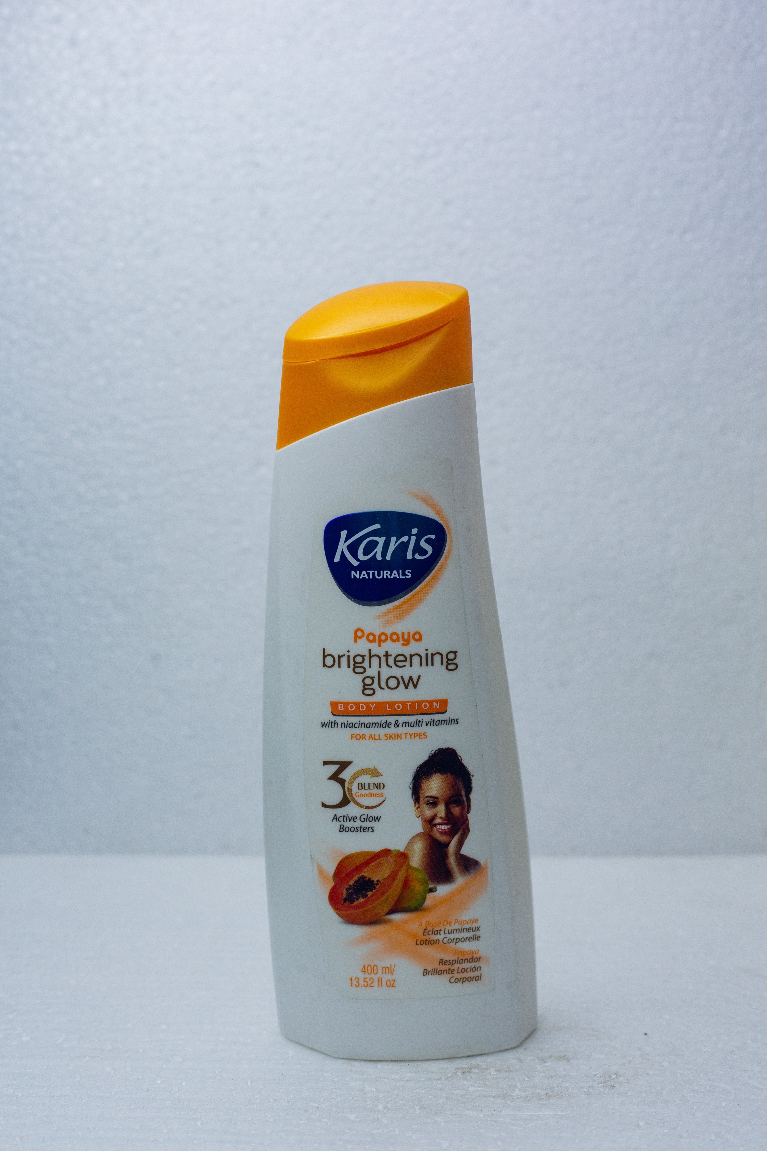 Karis Naturals Papaya Brightening Glow Body Lotion 400 ml